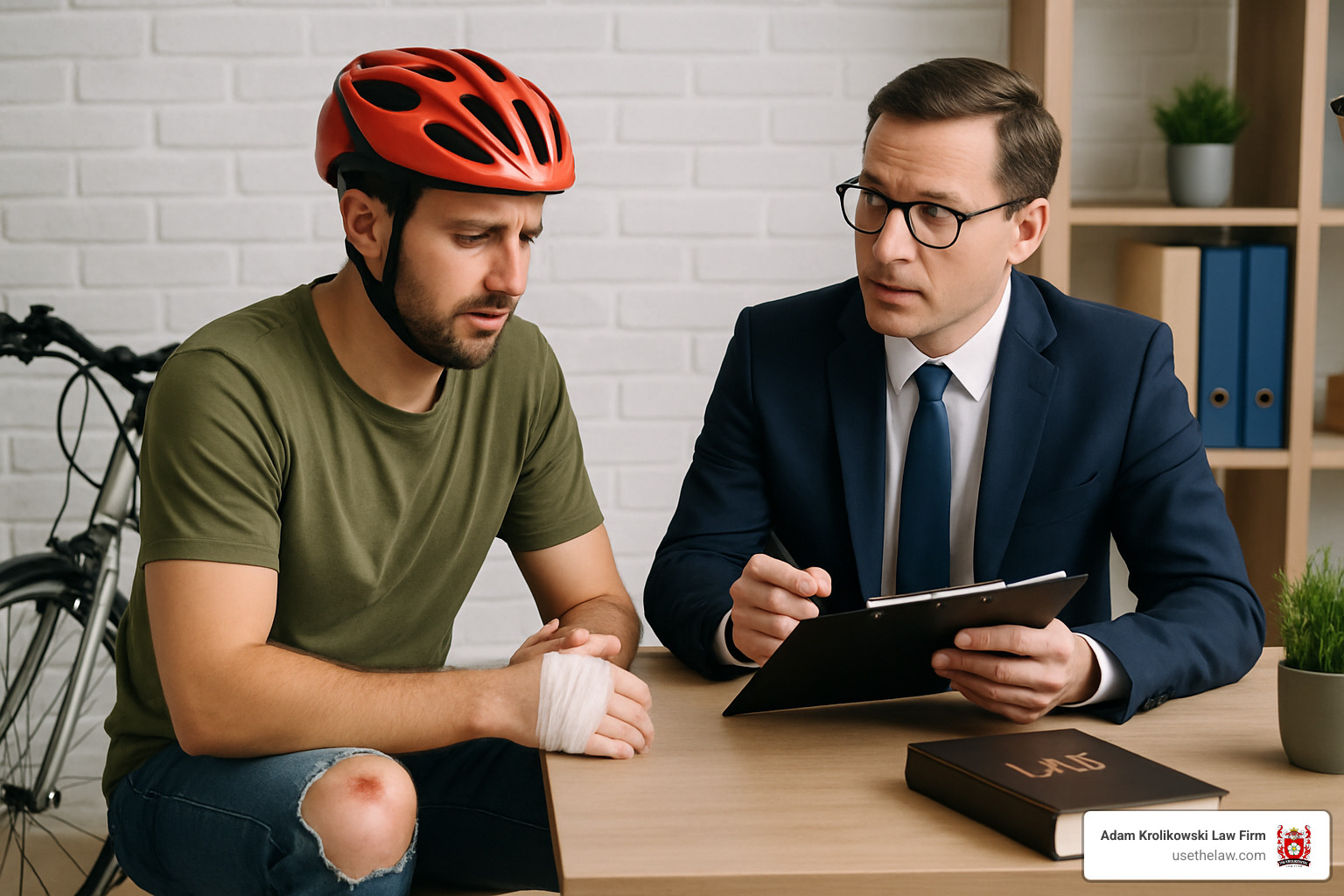 stack of medical bills - bike accident lawyer near me