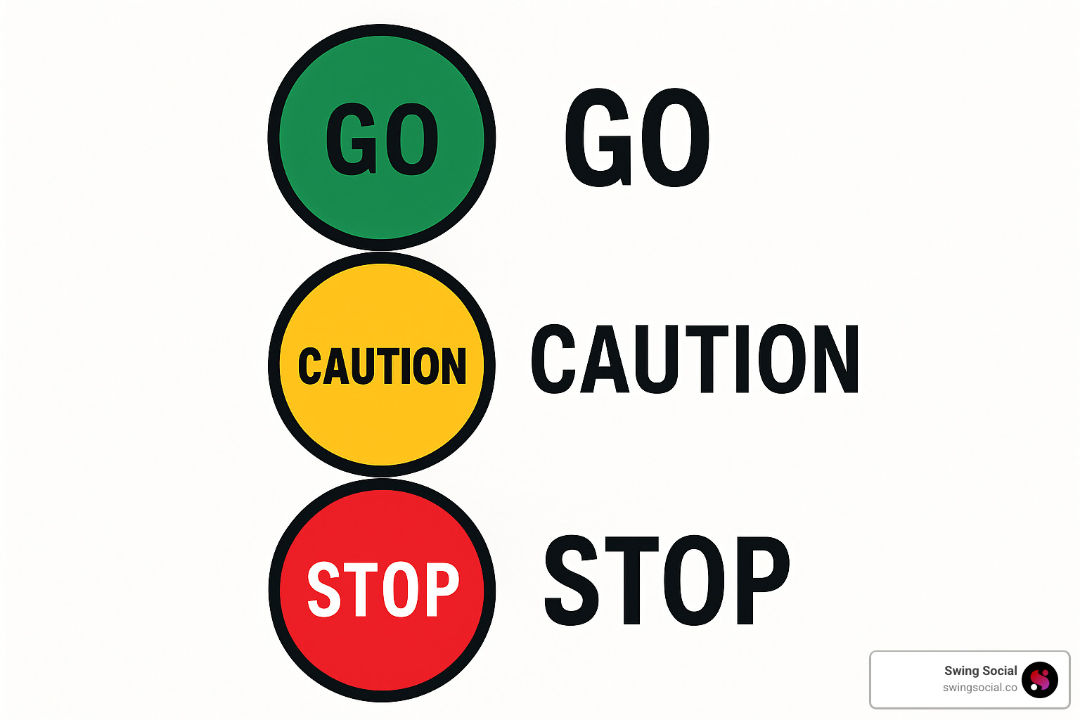 traffic light consent system - swinger couples