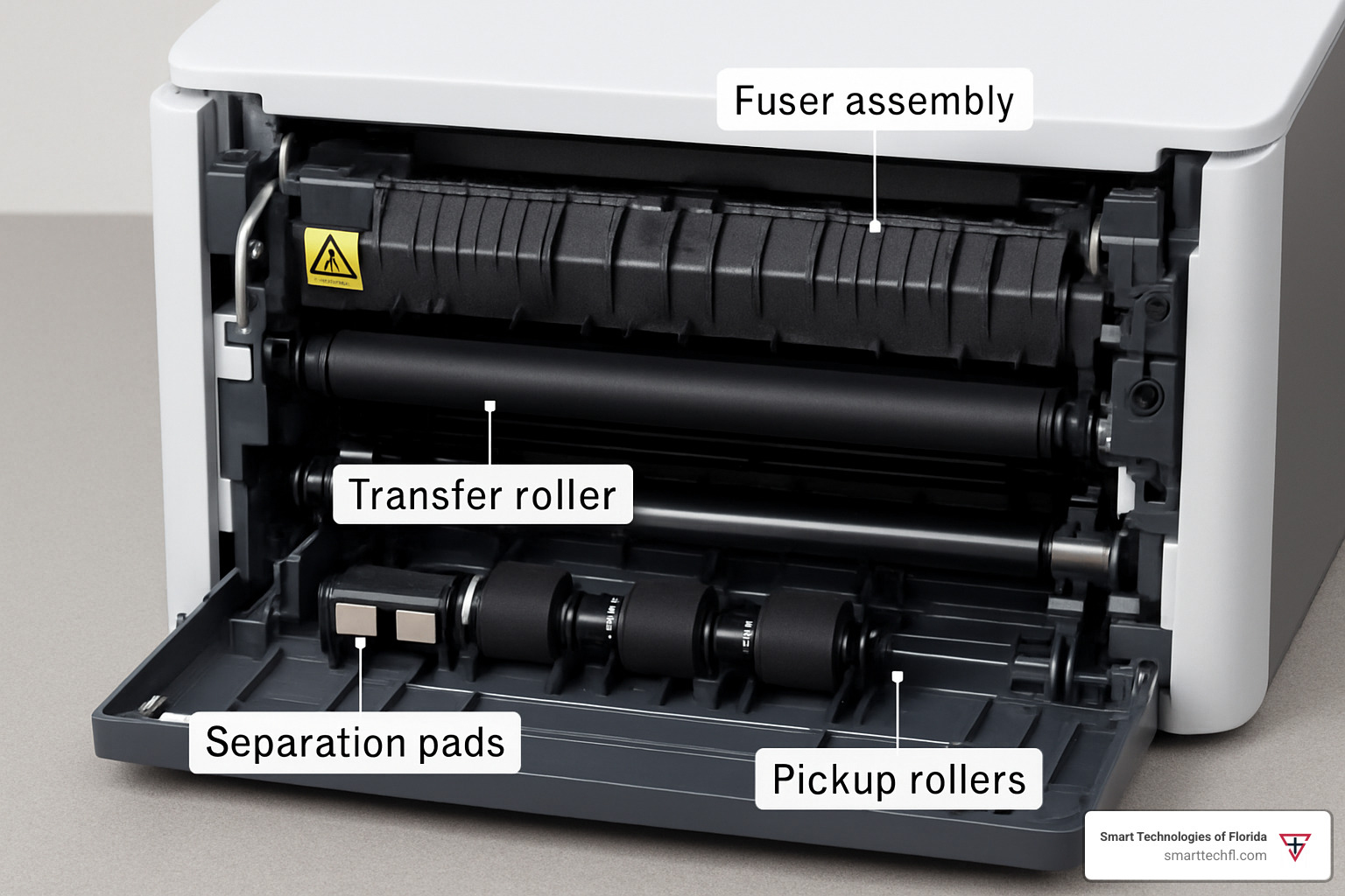 laser printer internal components - laser printer maintenance kit