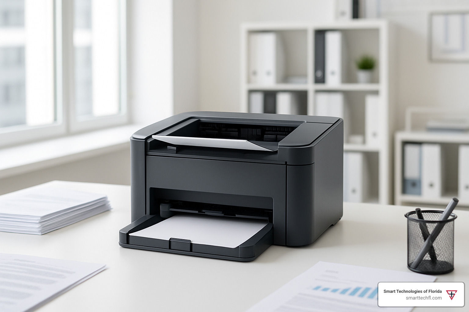 printer in clean office environment - laser printer maintenance kit