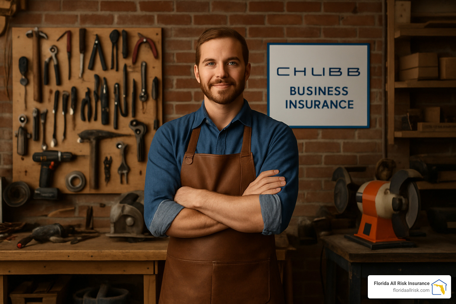 c2af53a41f34a17ad2691c9c6db3700487dc91b8 The Ultimate Guide to Chubb General Liability Insurance Discover chubb general liability benefits, coverage, and tips to protect your business. Learn how to choose the right policy today. small business owner in workshop with Chubb insurance protection - chubb general liability