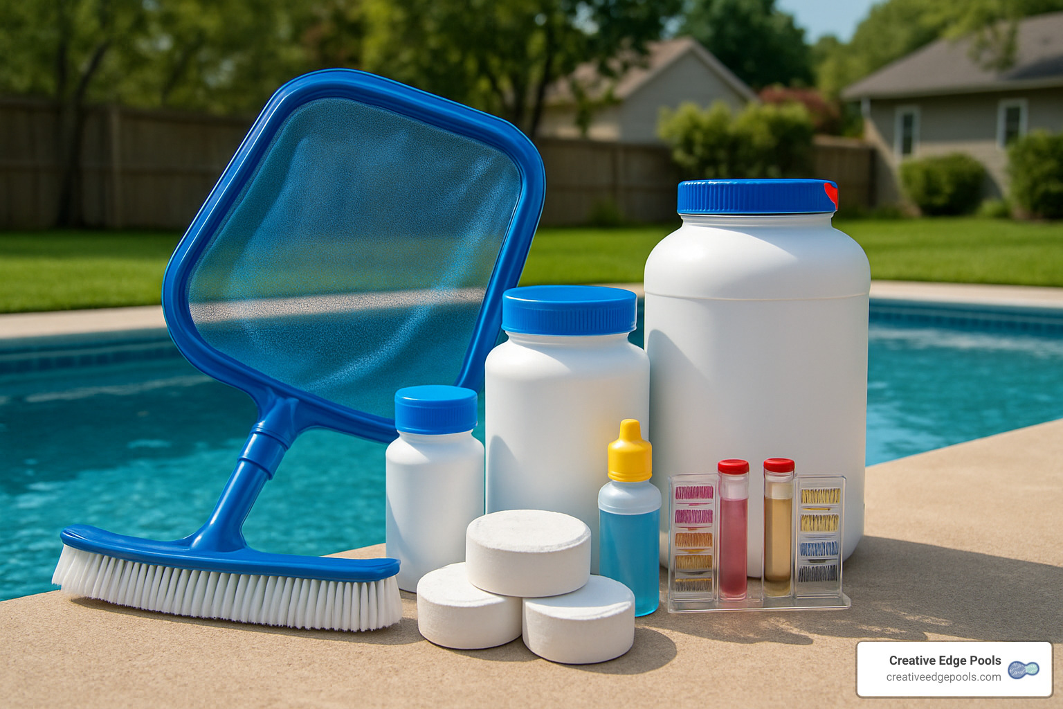 Pool maintenance equipment and chemicals - pool cost calculator