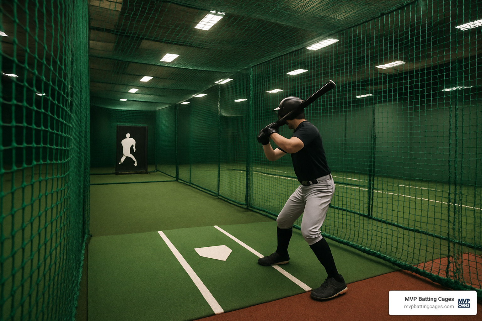 HitTrax data analysis system in batting cage - baseball batting cages indoor
