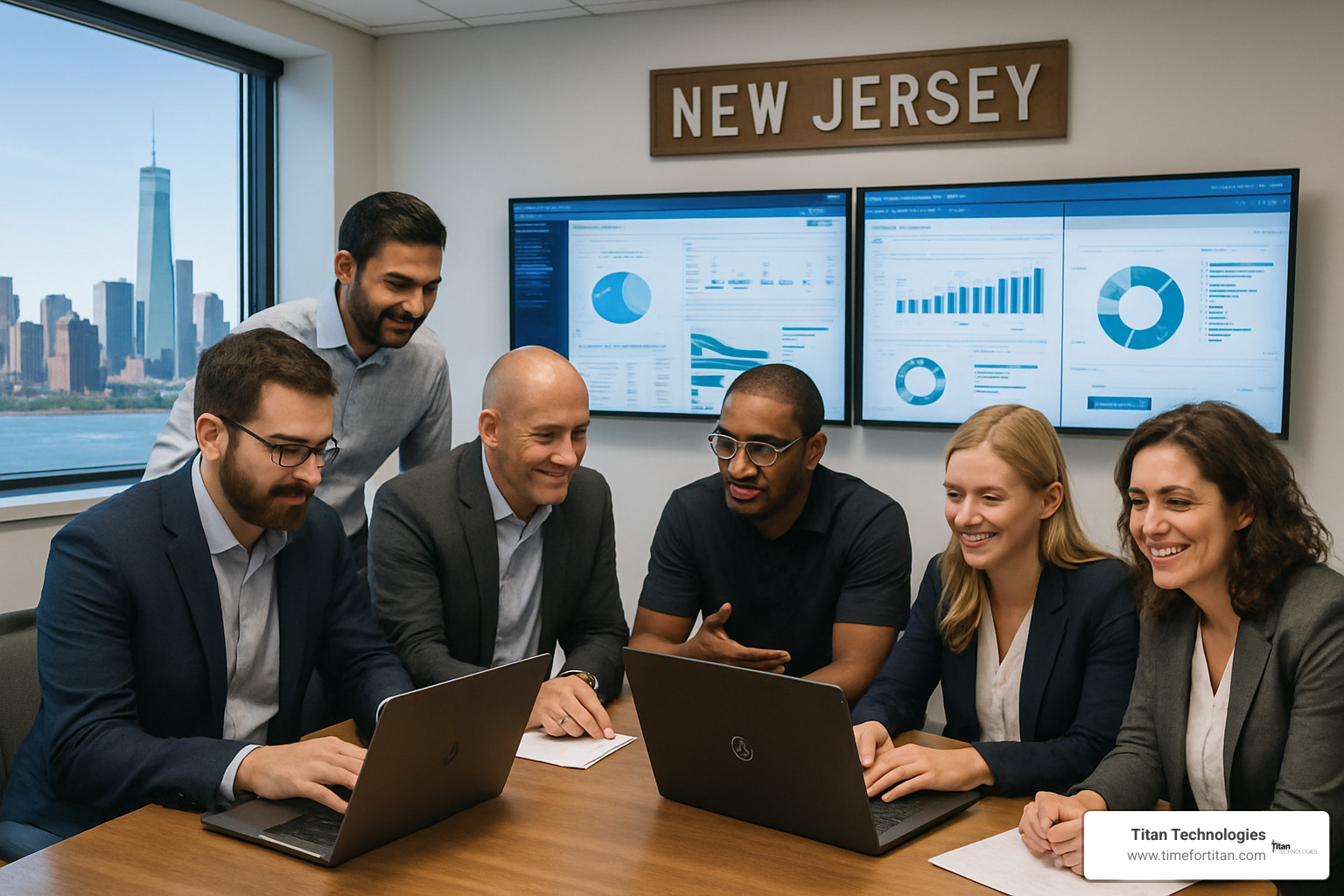 IT consultants working with clients in a New Jersey office - it consulting nj
