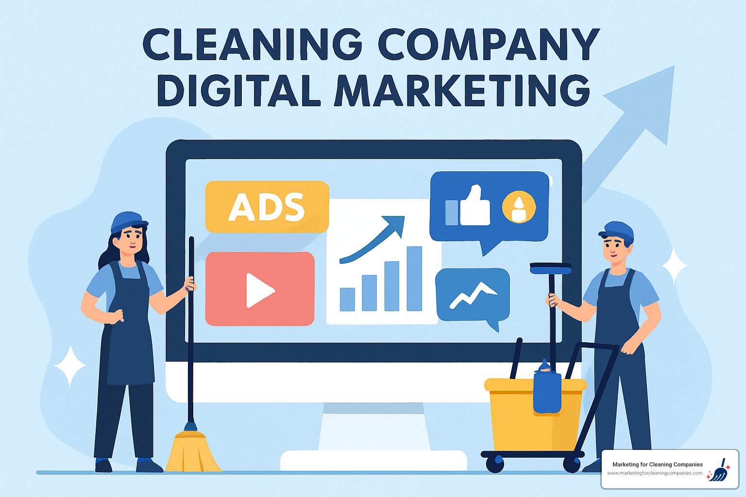 Facebook ad targeting dashboard for cleaning services - cleaning company digital marketing