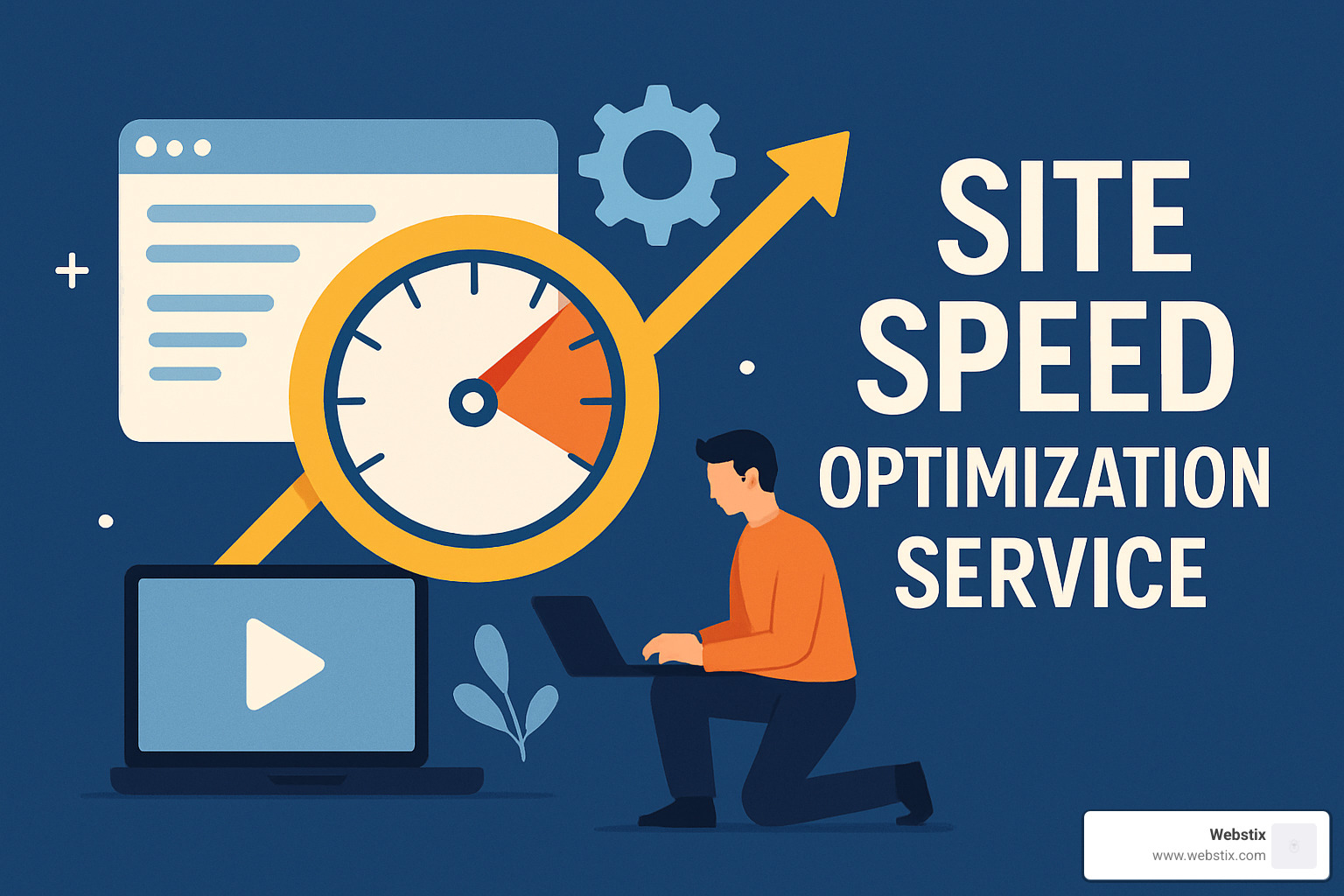 Core Web Vitals metrics visualization showing good, needs improvement, and poor thresholds - site speed optimization service