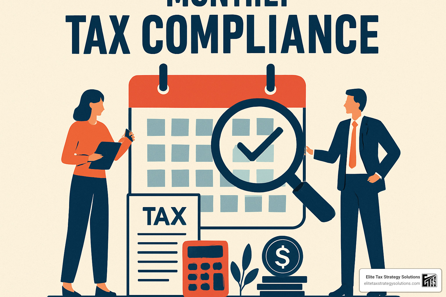 monthly tax compliance calendar - monthly tax compliance