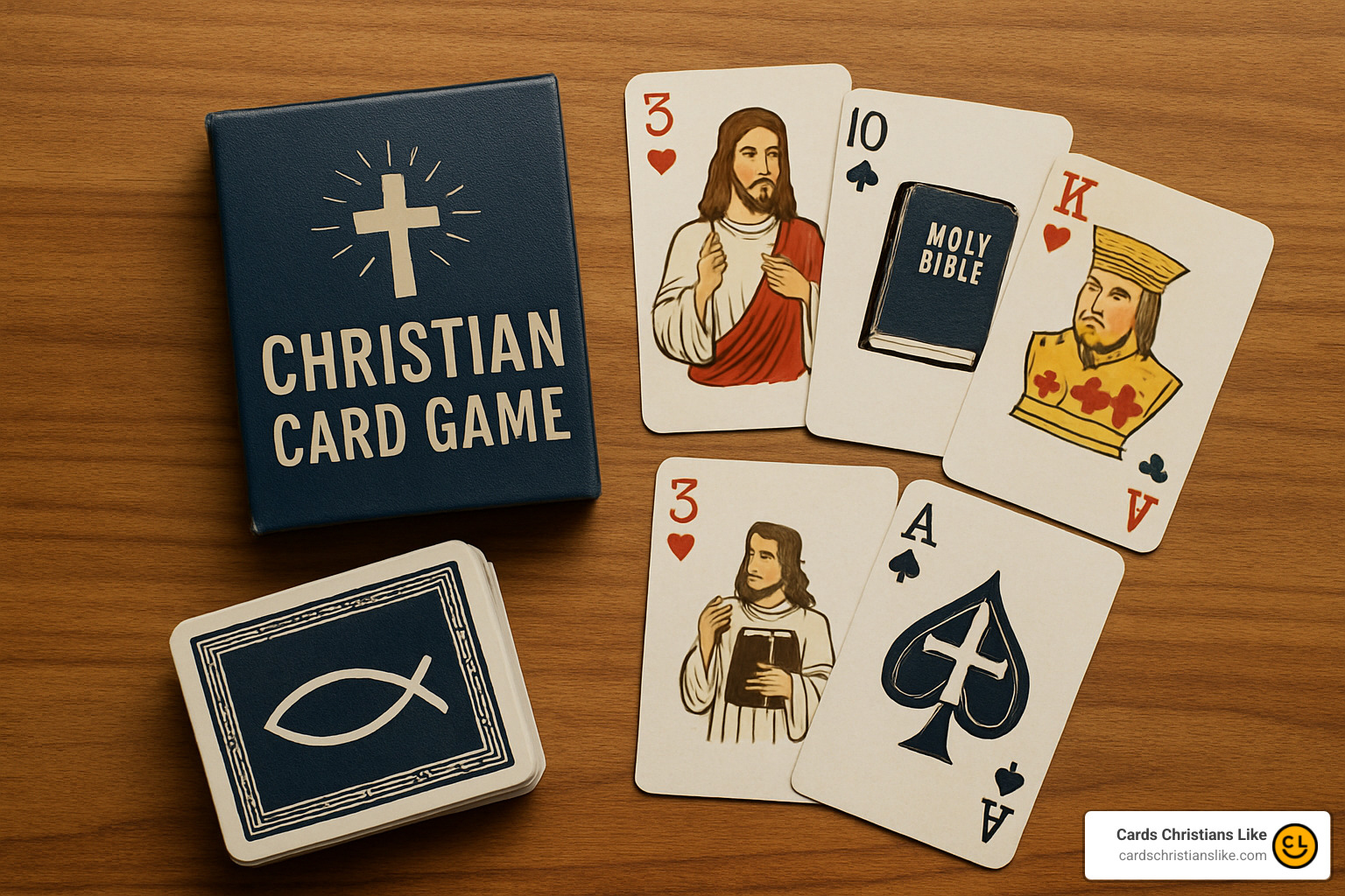 Group of friends laughing while playing Cards Christians Like - christian card games