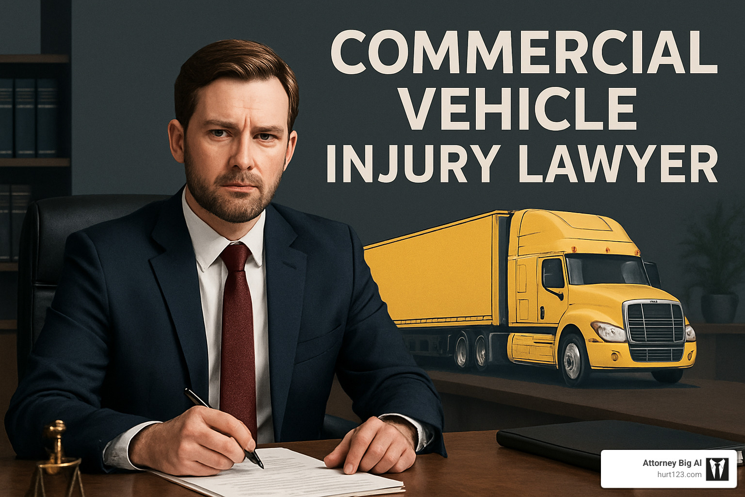 lawyer reviewing truck driver logbooks - commercial vehicle injury lawyer