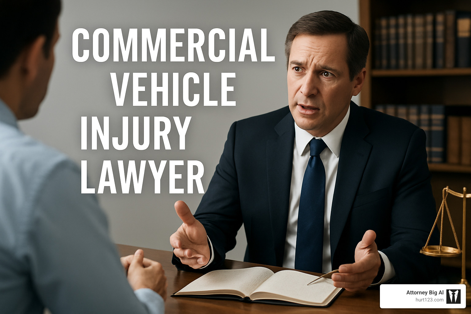 folder of accident evidence documents - commercial vehicle injury lawyer