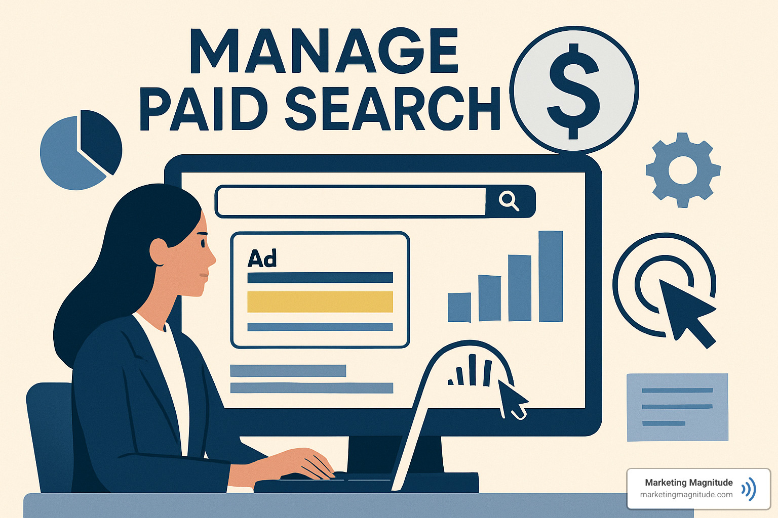 Example of a well-crafted search ad with extensions - manage paid search Example of a well-crafted search ad with extensions - manage paid search