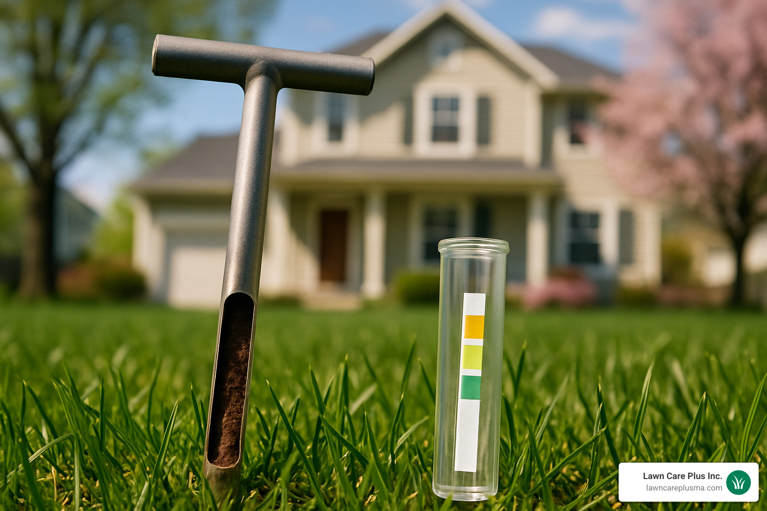 soil testing kit for lawn care - spring lawn care