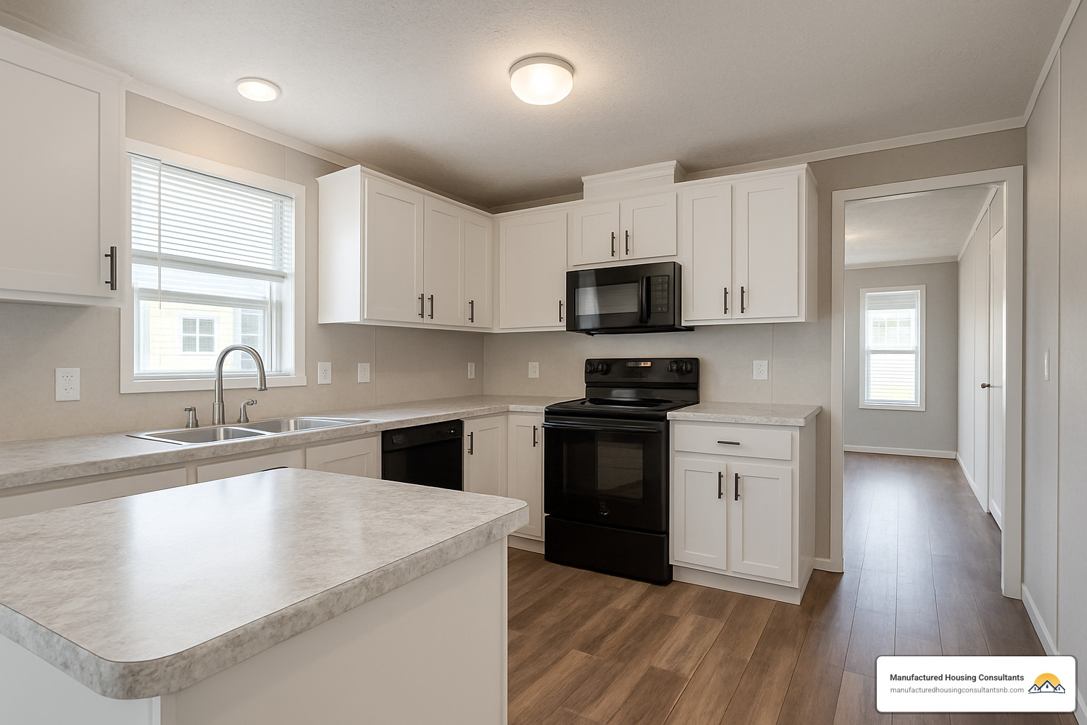 repo mobile home interior showing modern kitchen - hattiesburg ms repo mobile homes