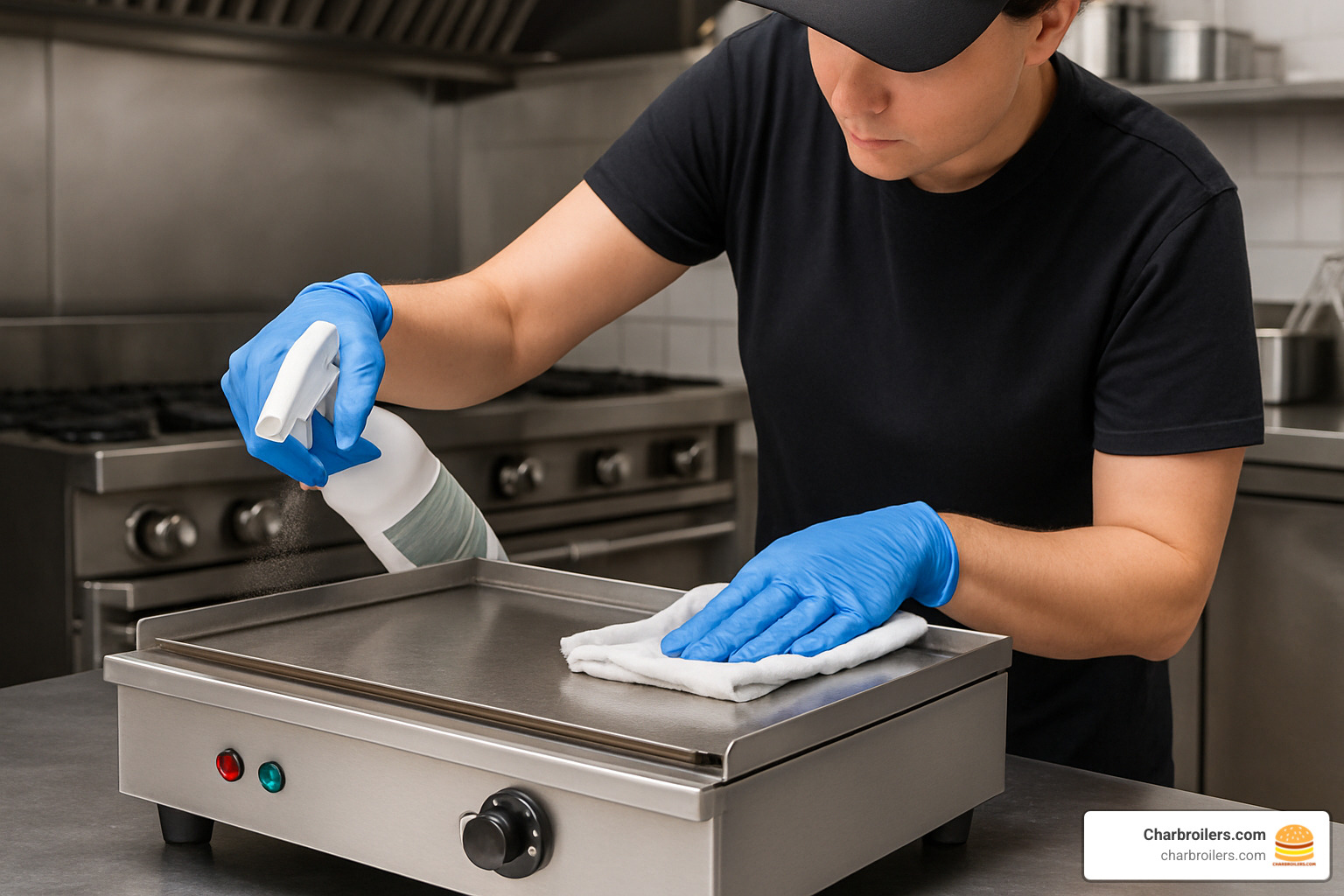 cleaning process for commercial hot plate - commercial hot plates