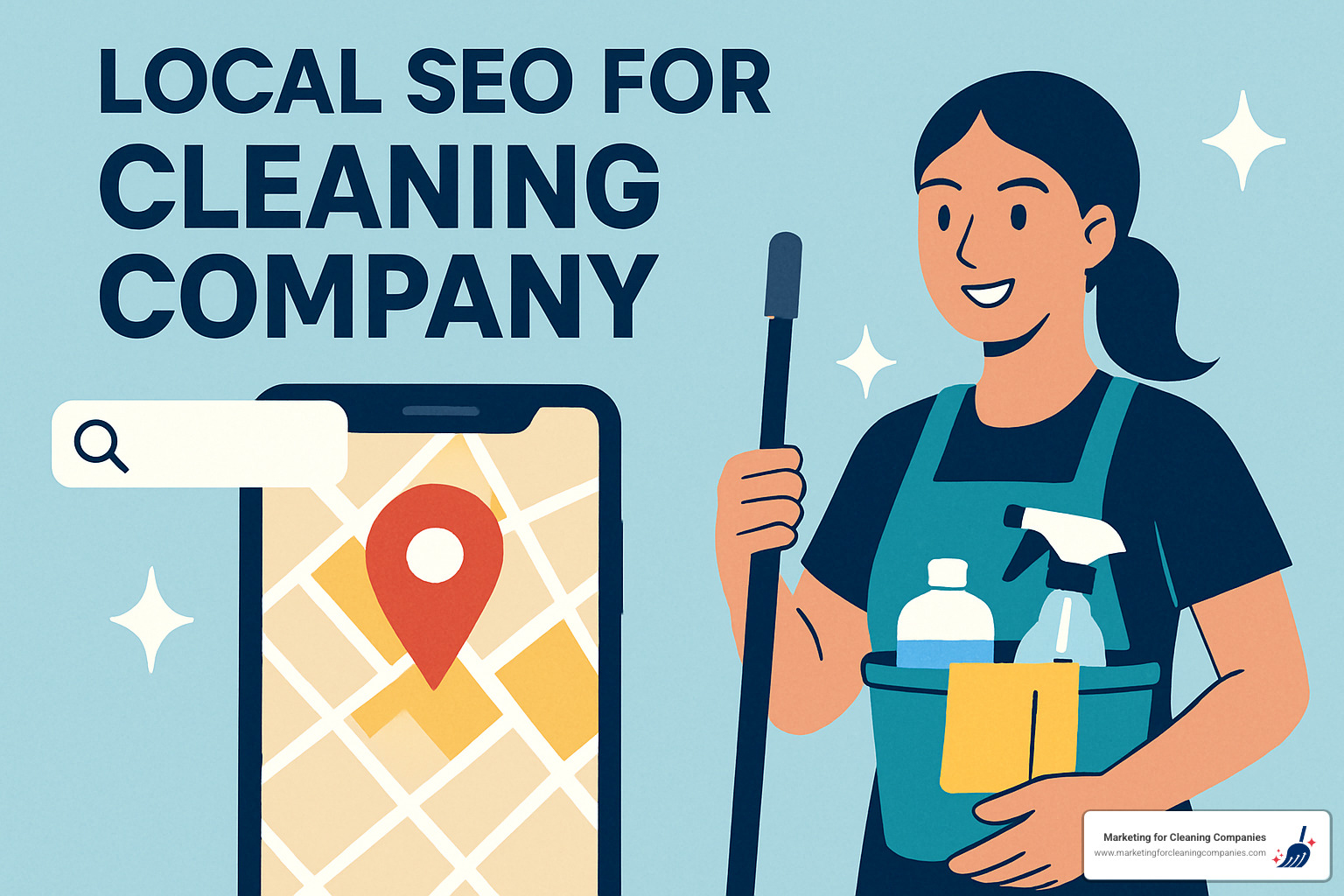 Optimized Google Business Profile for cleaning company showing services, photos, and reviews - local seo for cleaning company