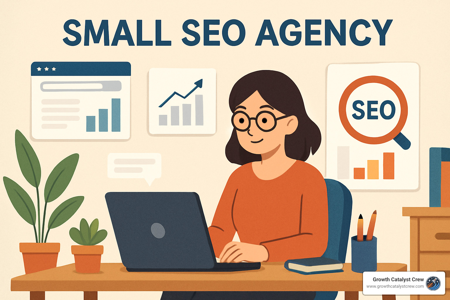 Dashboard showing local SEO rankings and performance metrics - small seo agency