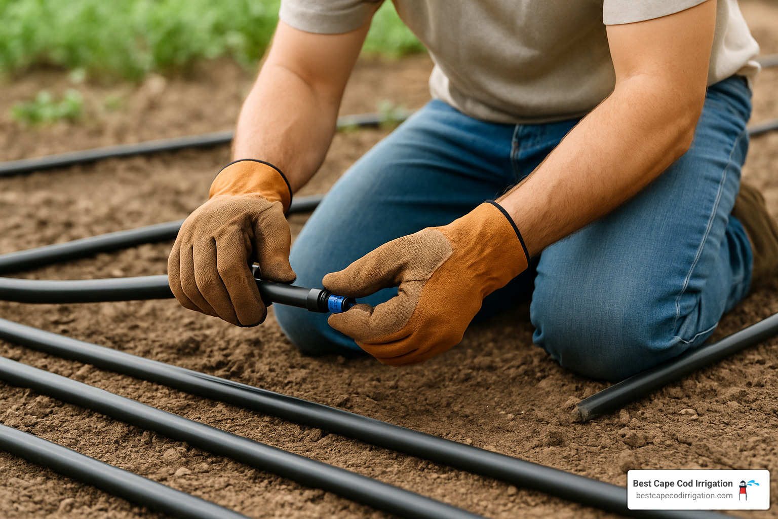 garden layout with drip irrigation design plan - drip pipe installation