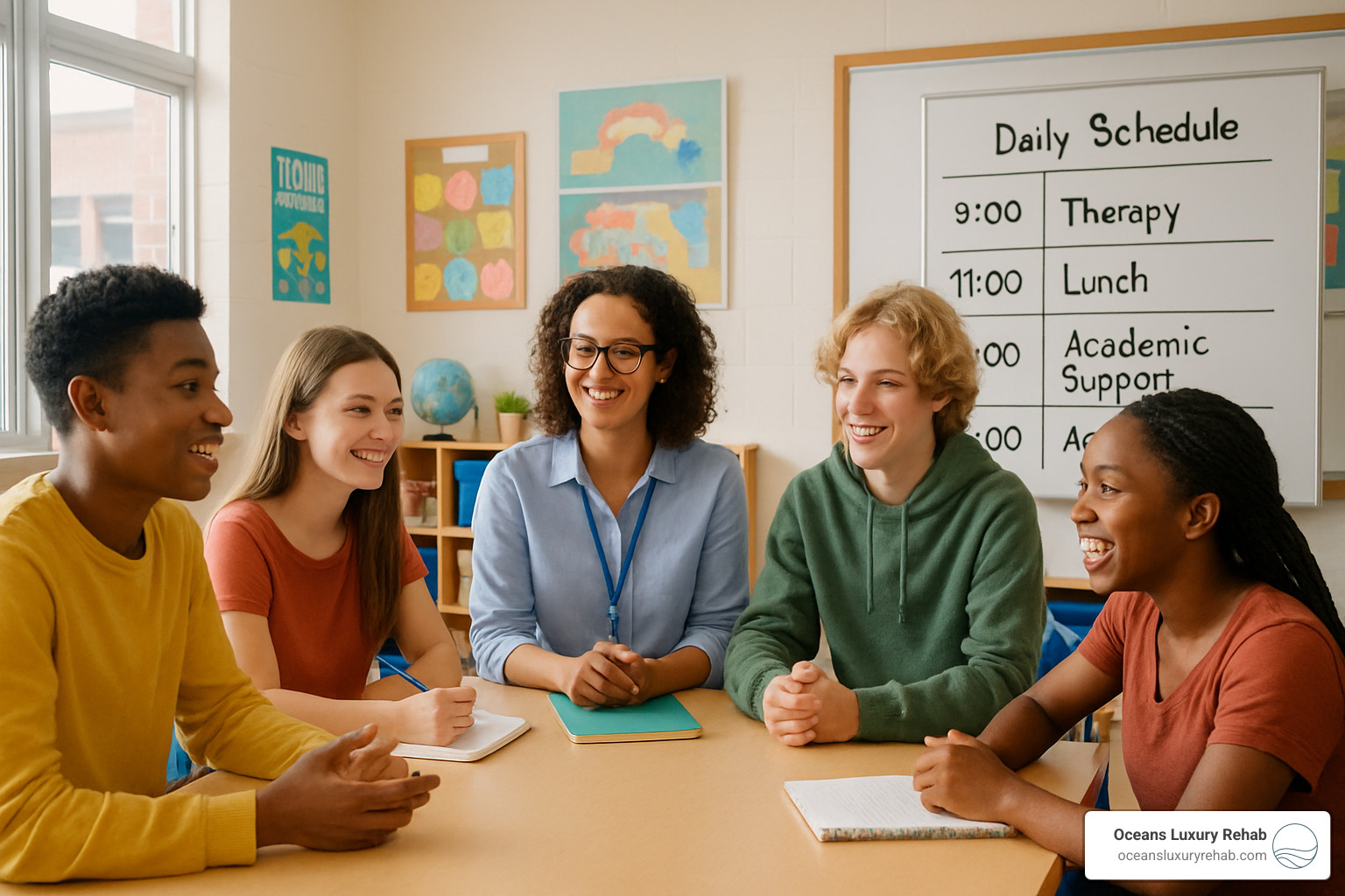 Sample daily schedule for adolescent partial hospitalization program - adolescent partial hospitalization program