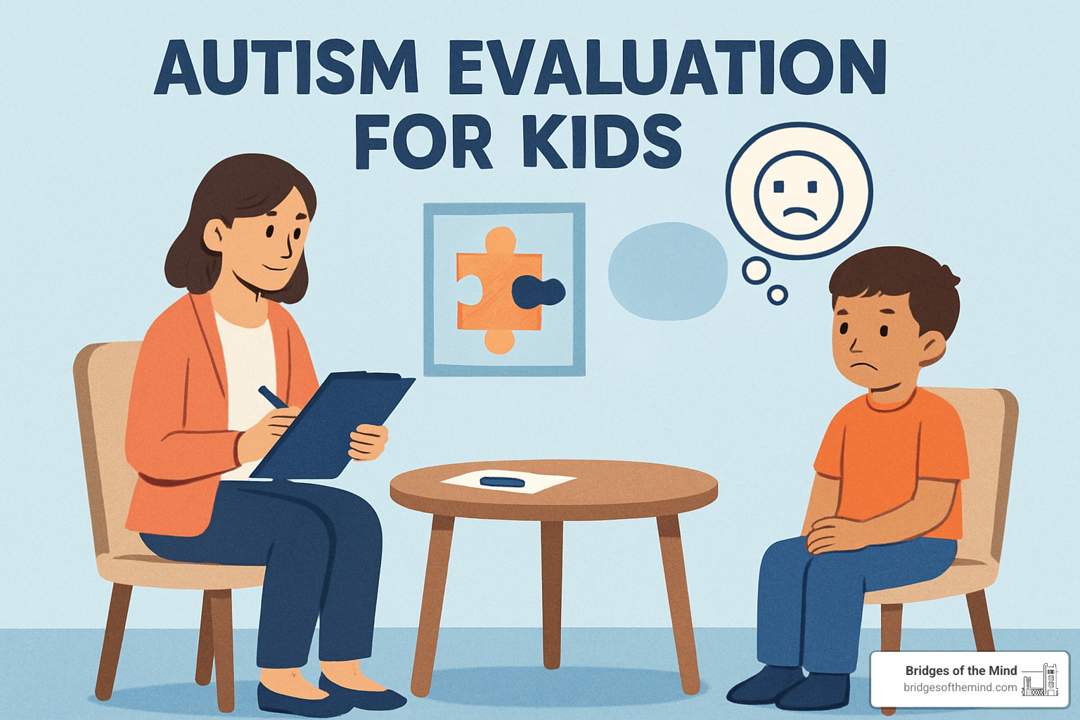 parent filling out M-CHAT-R screening form with pediatrician - Autism evaluation for kids