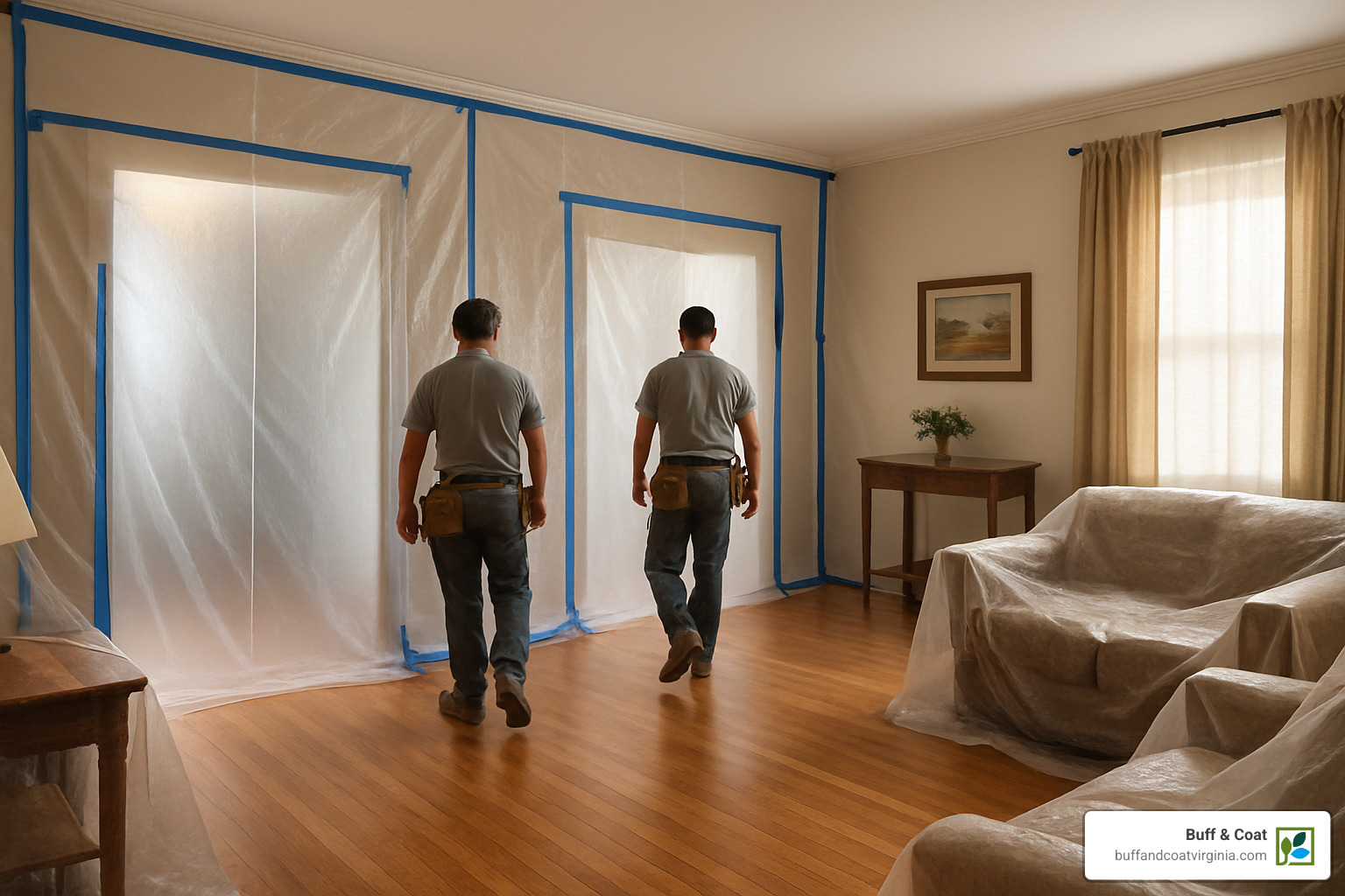 sealed workspace - local hardwood floor company