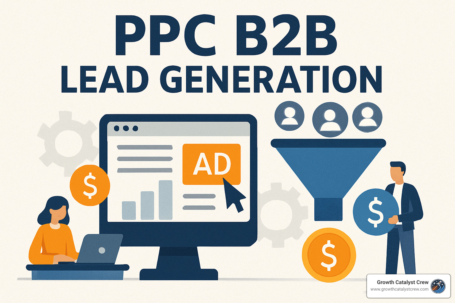 Optimized B2B lead generation form with minimal fields - ppc b2b lead generation