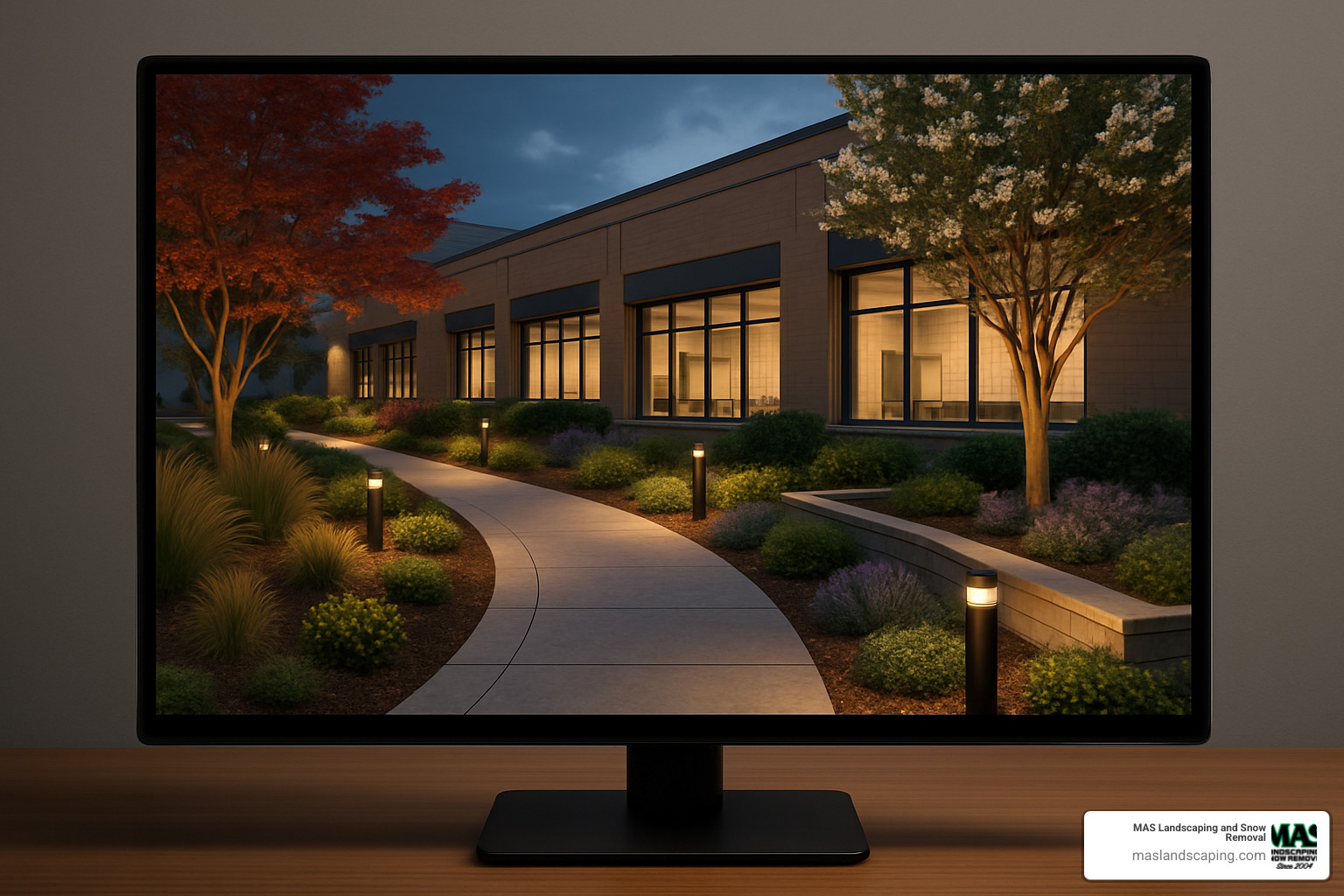 virtual landscape design rendering - landscape exterior design service