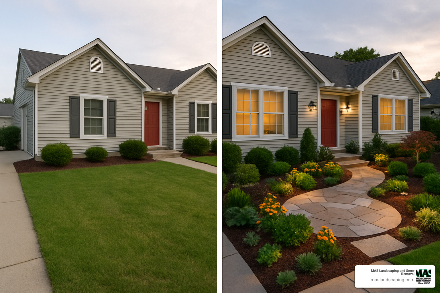 comparison of budget vs premium landscape design - landscape exterior design service