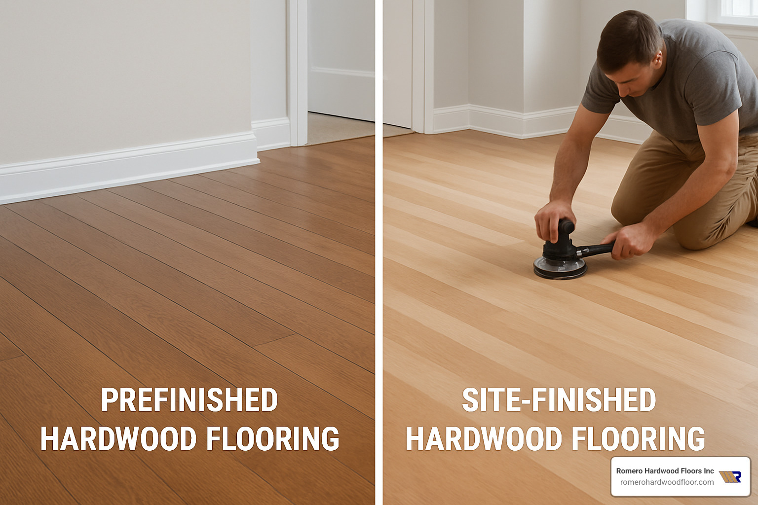 comparison of prefinished vs site-finished hardwood - hardwood floor flooring