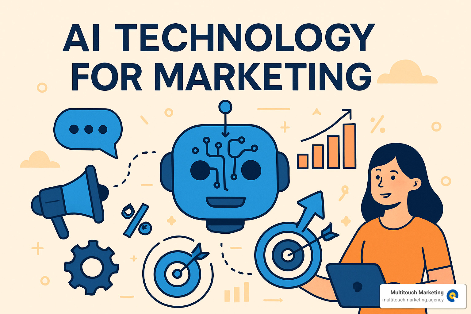 Marketer using AI copilot for campaign planning - AI technology for marketing