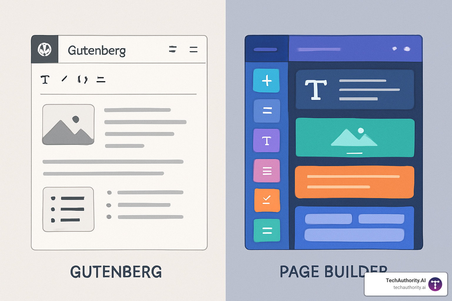 comparison of gutenberg vs page builders - best wordpress page builders