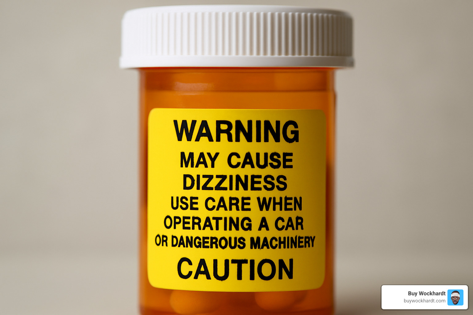 Medication warning label - tris promethazine