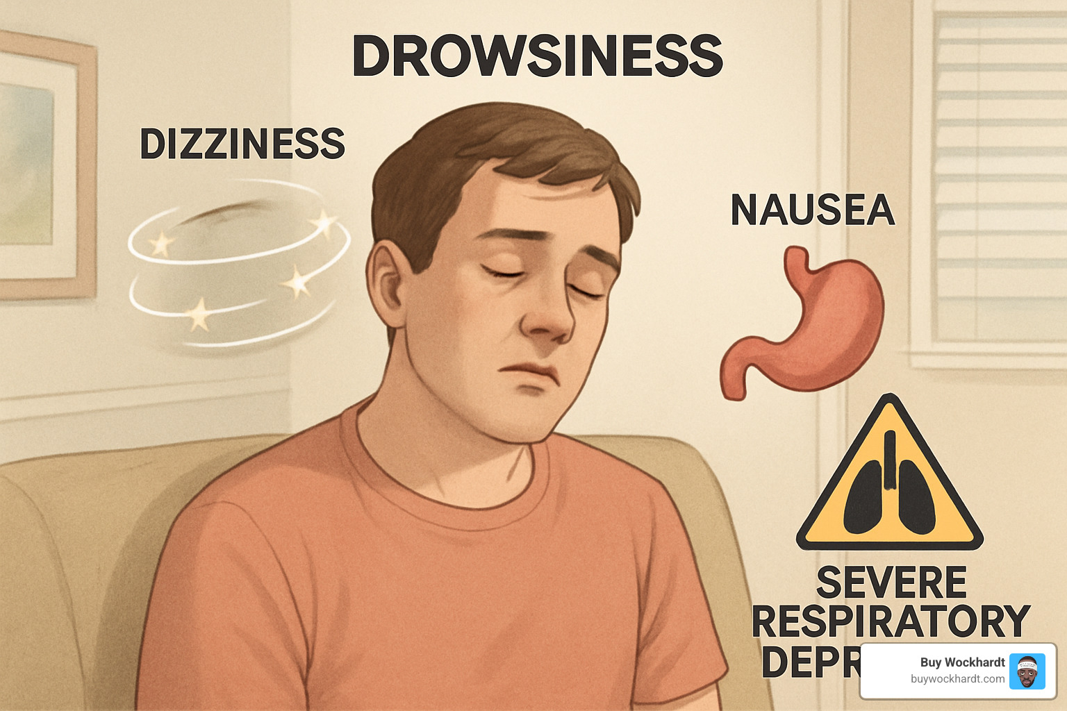 Side effects of promethazine codeine syrup ranging from common drowsiness to severe respiratory depression - promethazine codeine syrup