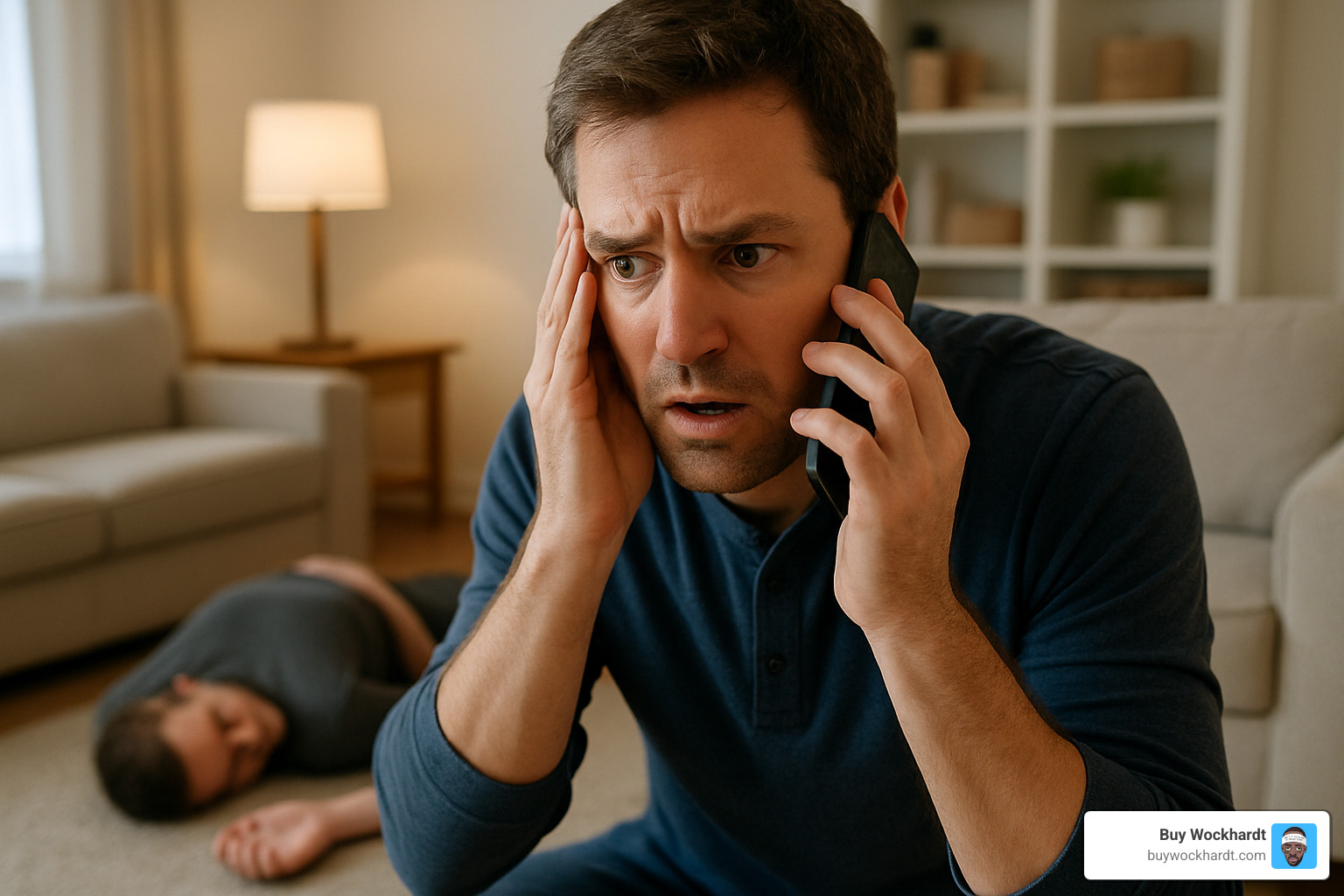 Person calling emergency services for help with overdose situation - promethazine codeine syrup