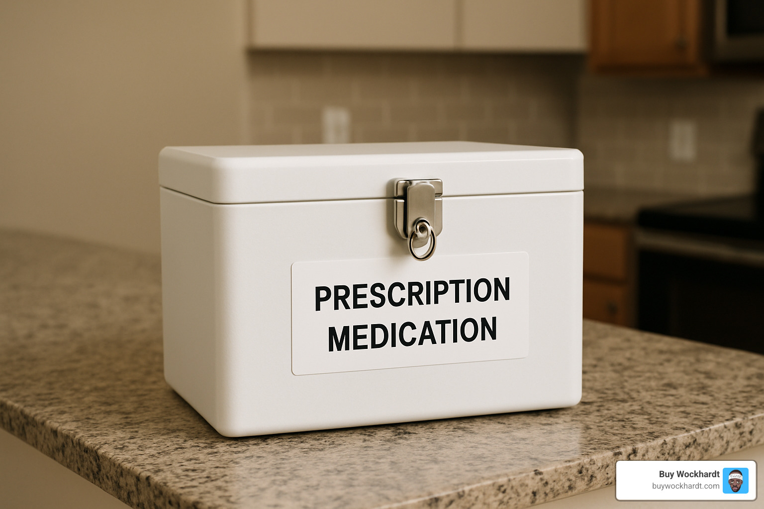 lockable medicine storage box - promethazine with codeine oral solution