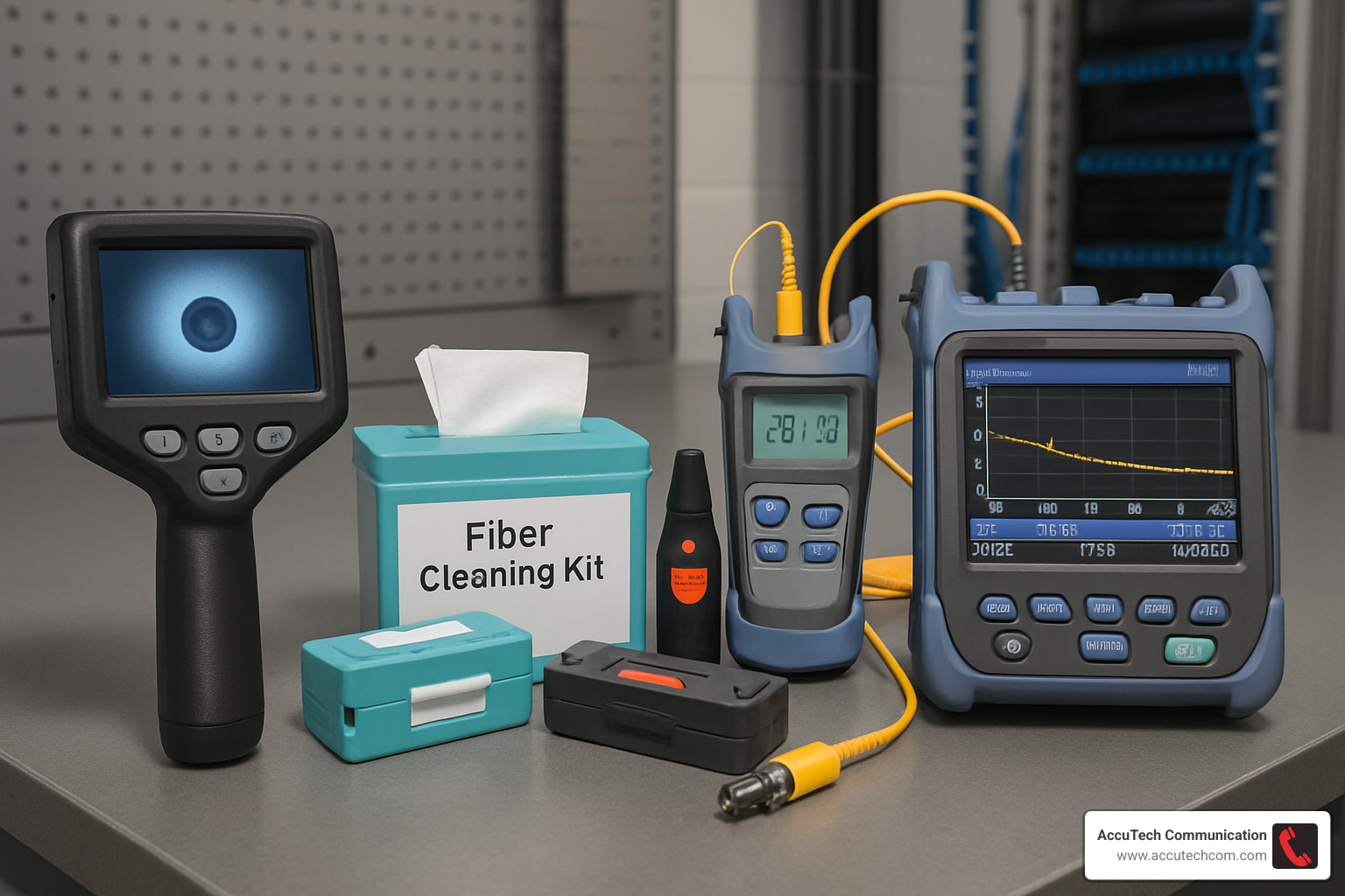 fiber optic inspection and cleaning tools - fiber optic patch panel