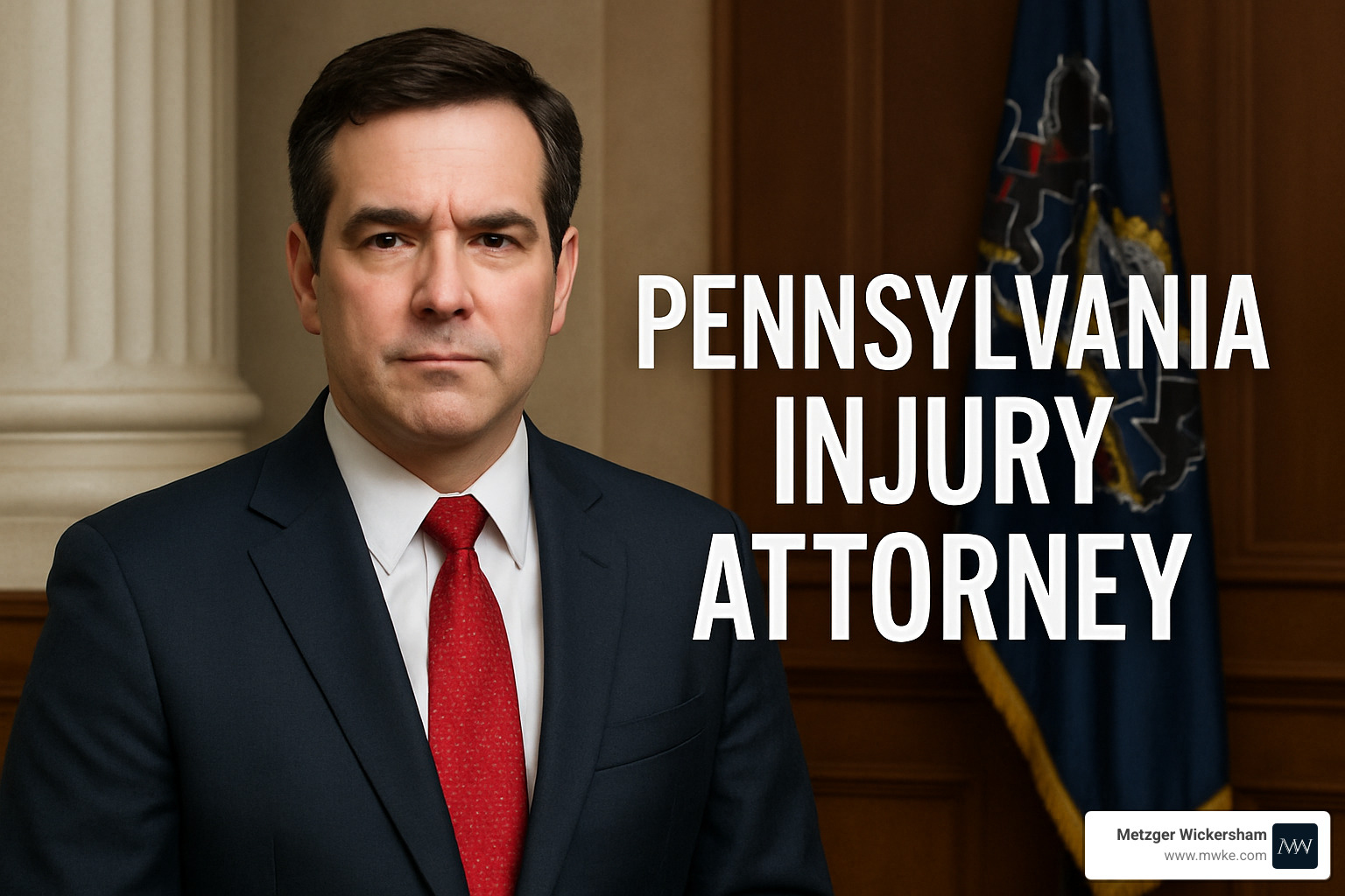 Lawyer reviewing evidence files and photographs from an accident case - Pennsylvania injury attorney