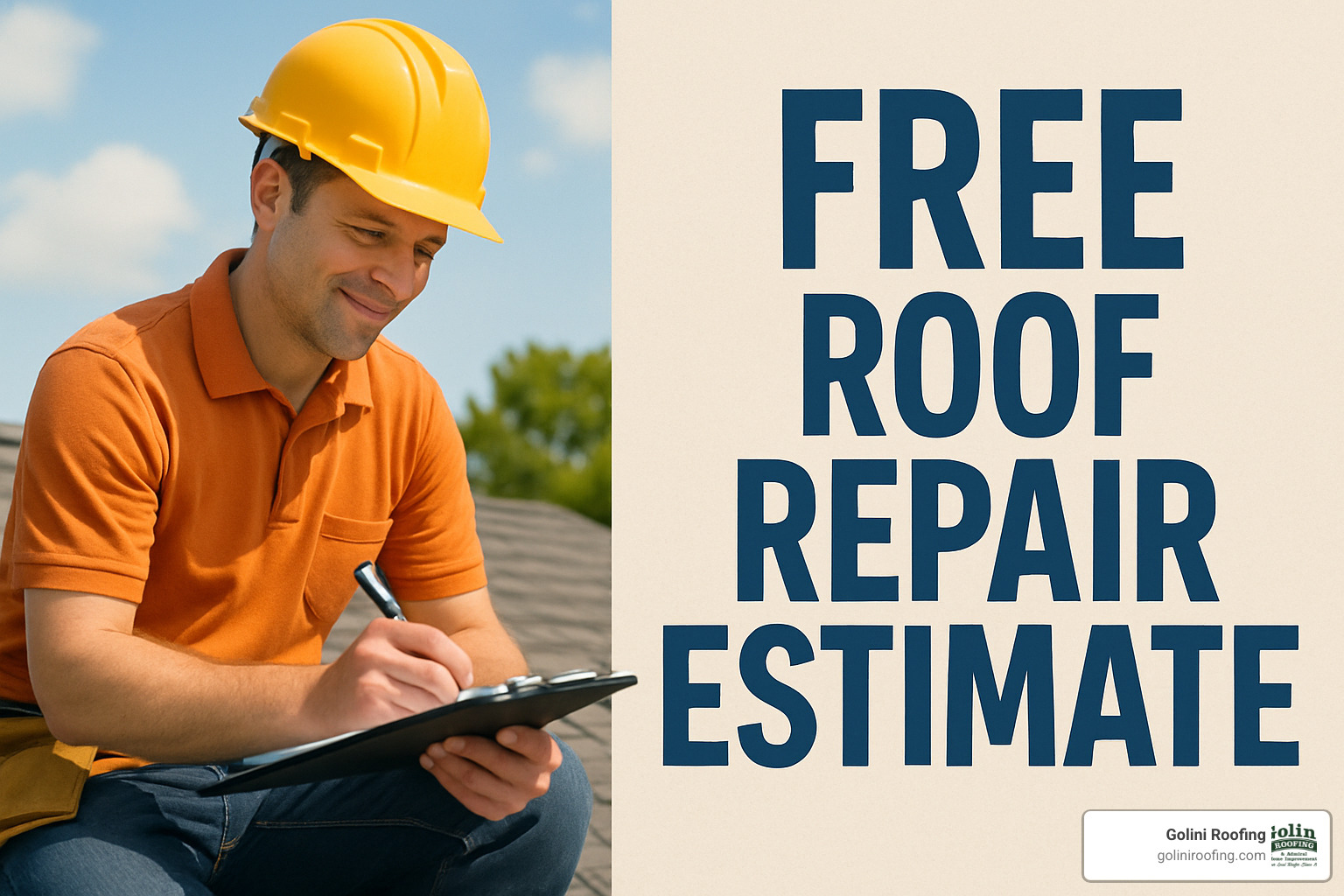 drone measuring a residential roof - free roof repair estimate