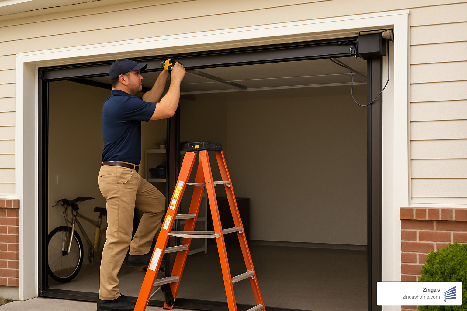 Professional installation of motorized garage screen - cost of motorized garage door screens