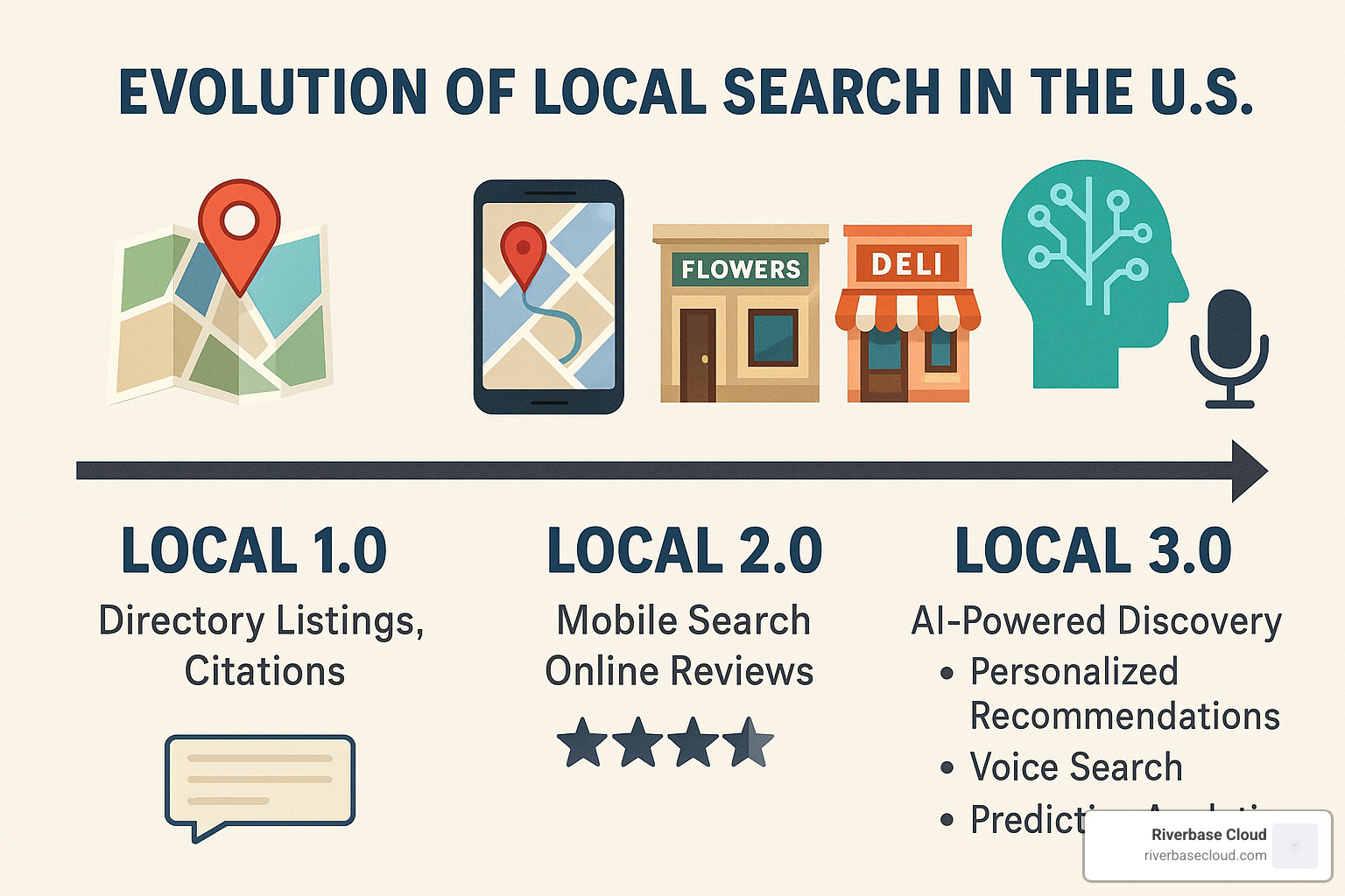 Evolution of local search with AI integration - Enhancing local visibility through AI