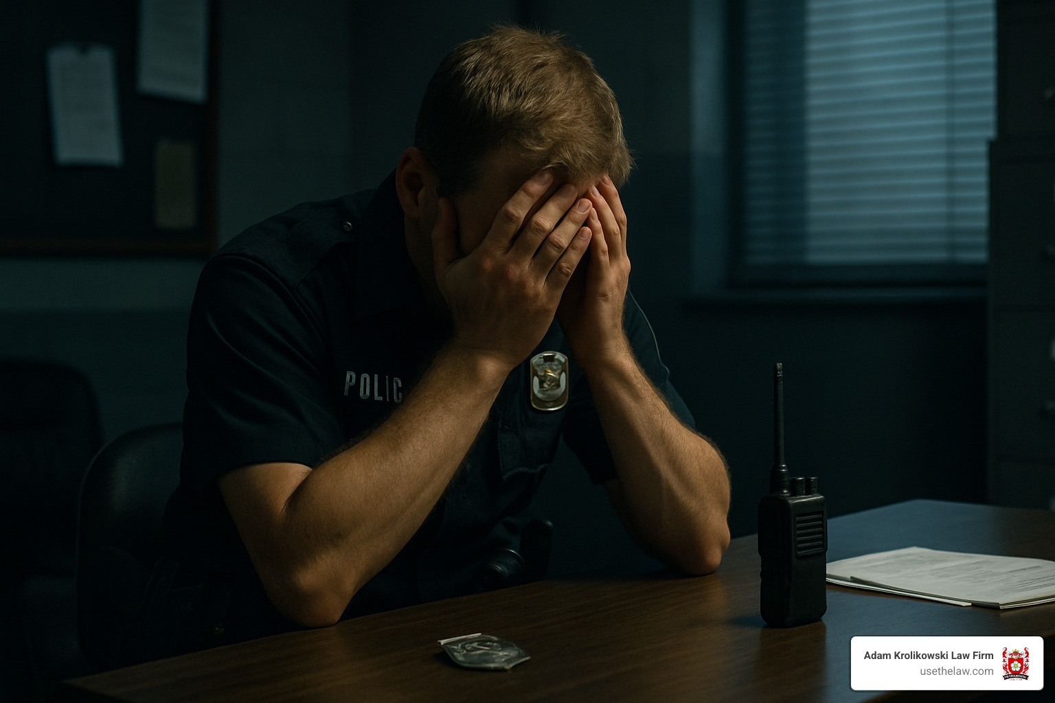 police officer suffering from PTSD - police injury attorney