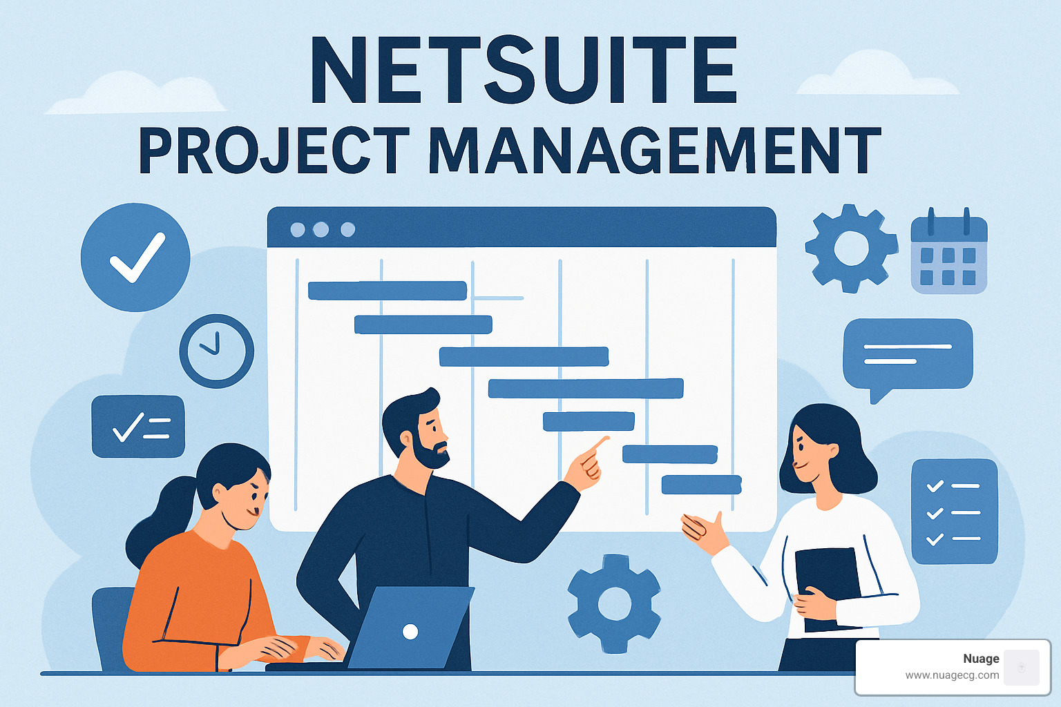 Project financial dashboard showing budget vs actual costs - NetSuite project management