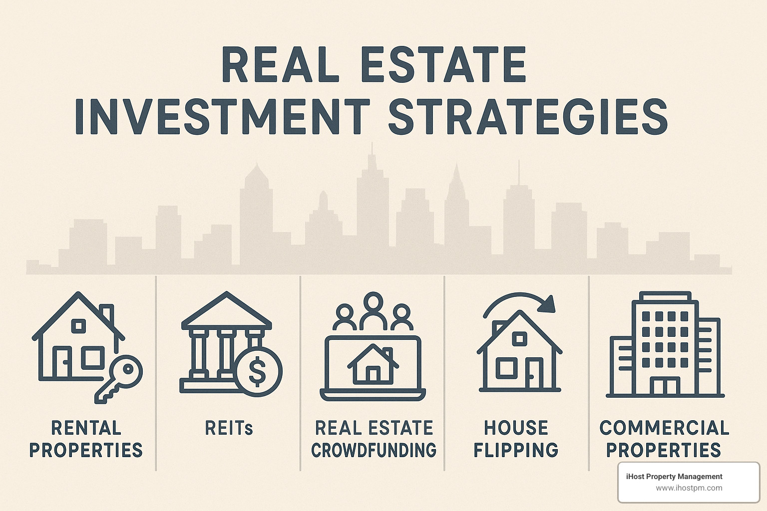 Five real estate investment strategies - invest in real estate
