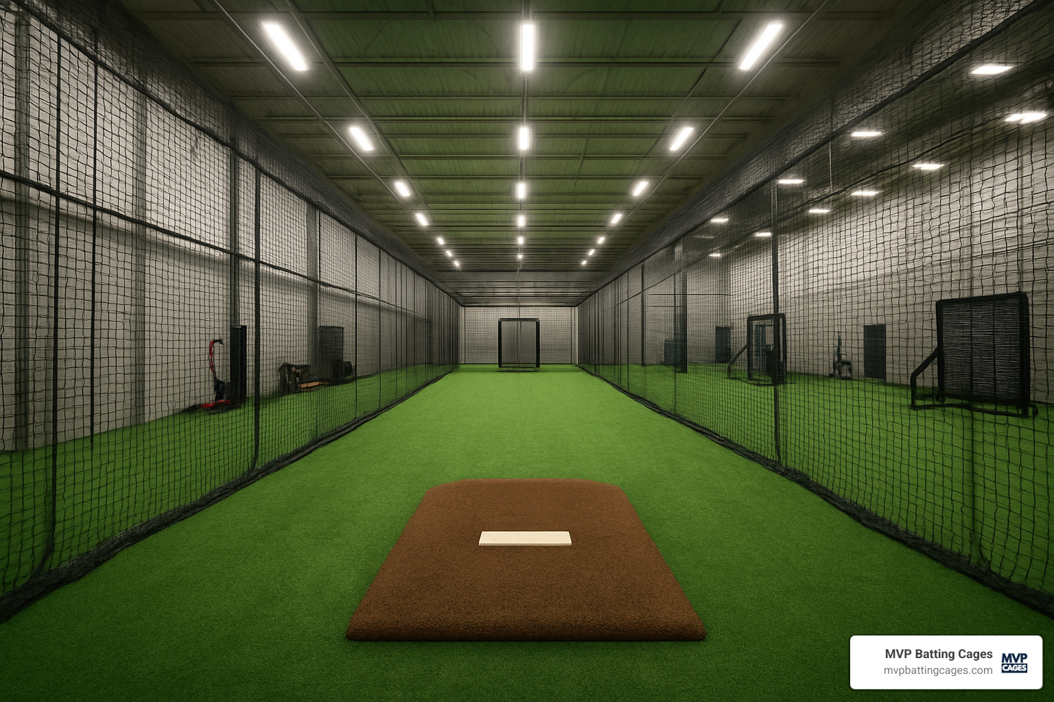indoor batting cage with pitcher's mound - buy indoor batting cages