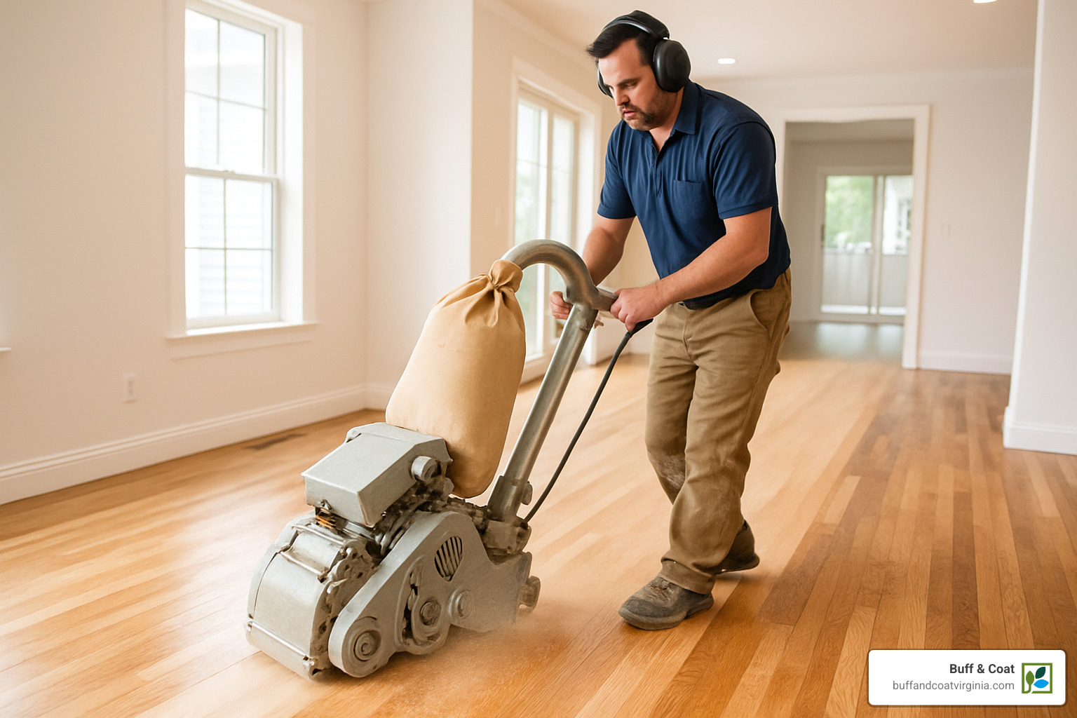 hardwood floor sanding process - refinishing prefinished wood floors