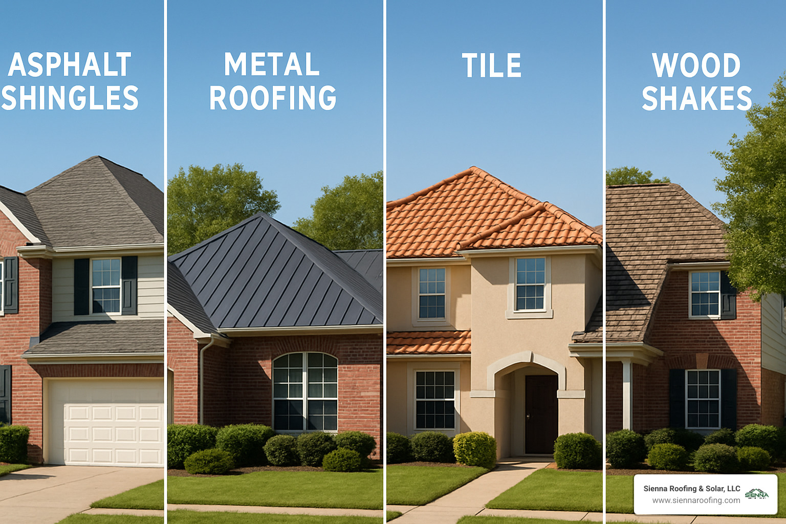 comparison of roofing materials for Sugar Land homes - roof replacement Sugar Land