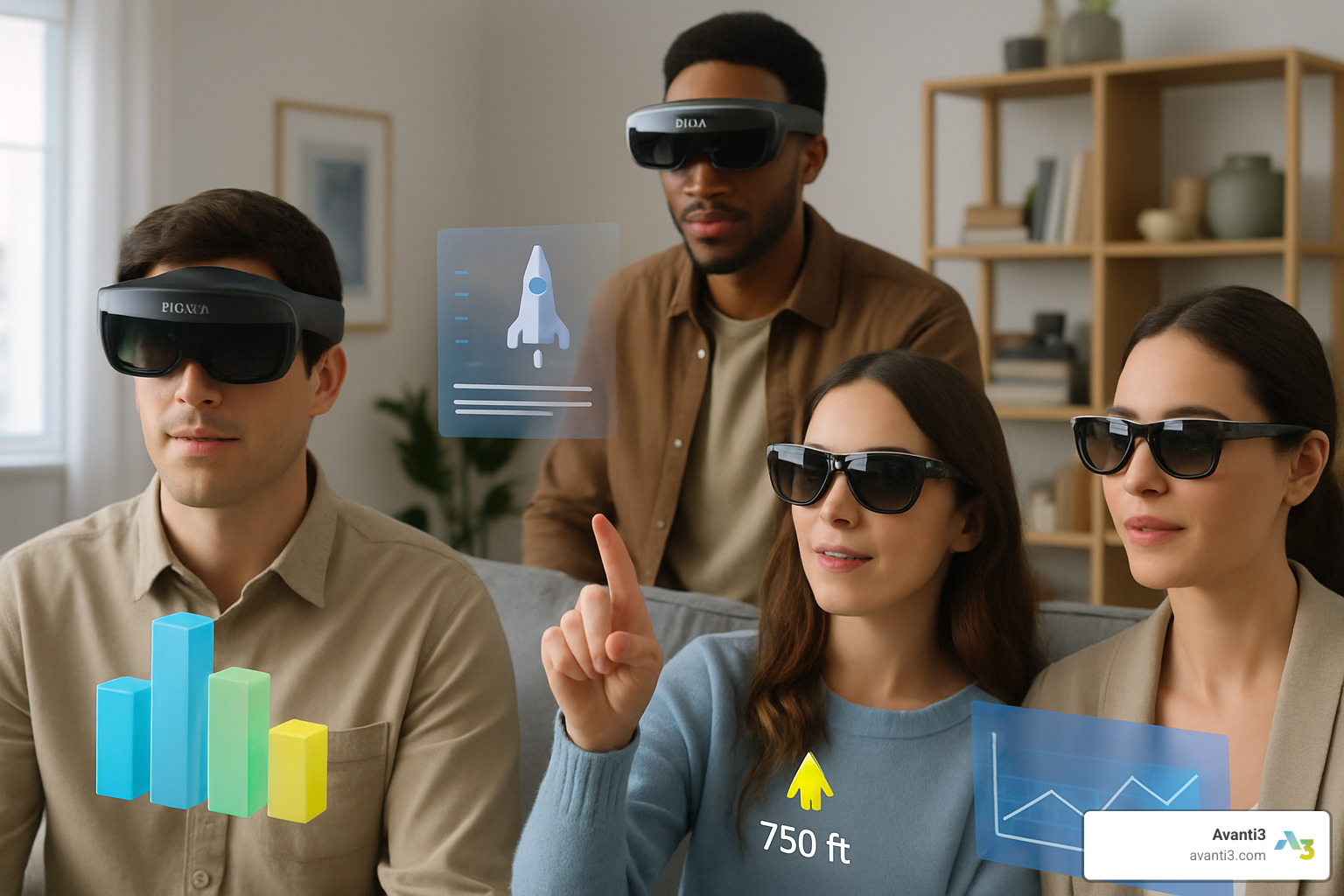 Android XR headsets and smart glasses showing augmented reality interfaces - augmented reality platforms