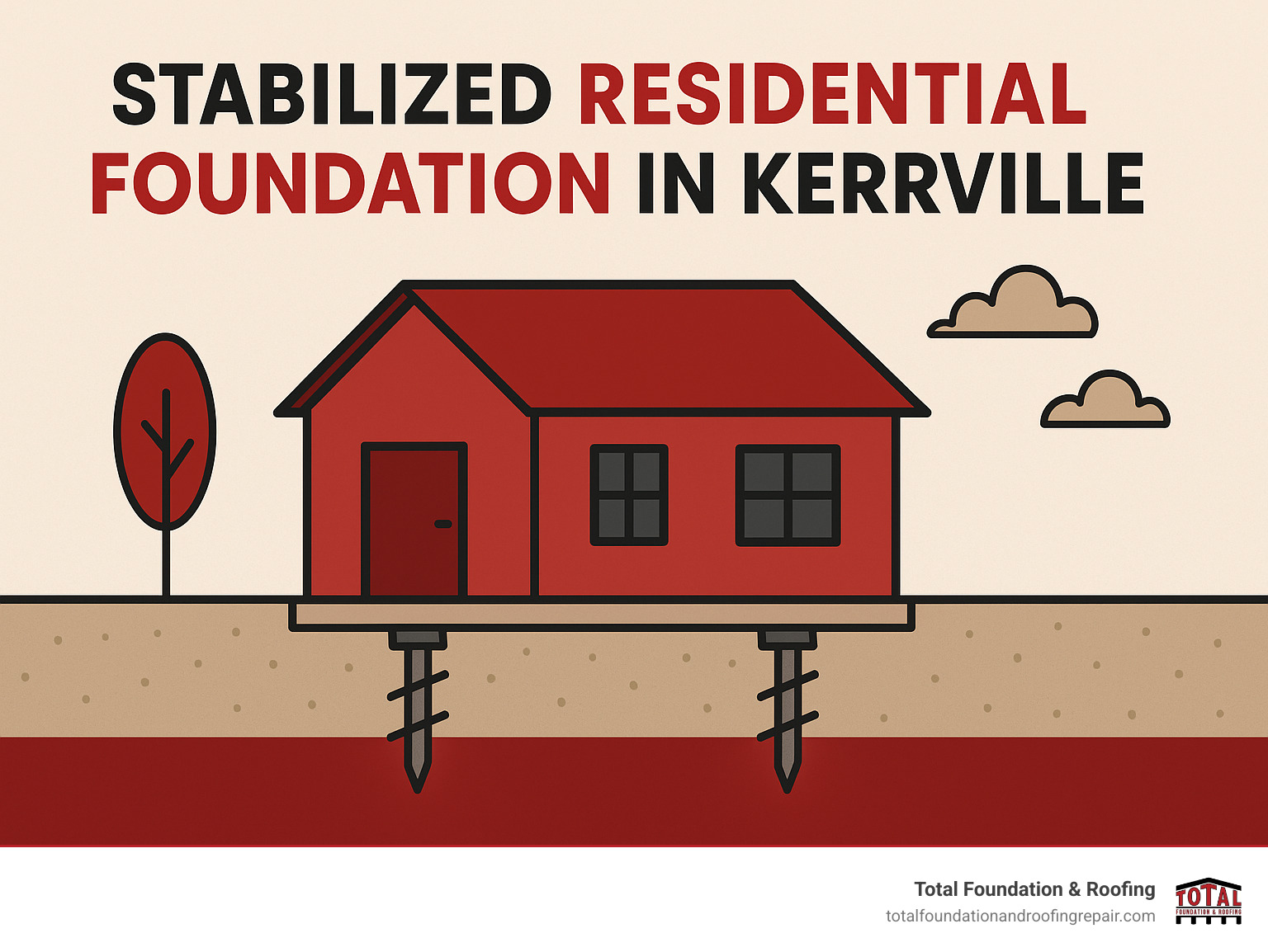 stabilized residential foundation in Kerrville - residential foundation services Kerrville - residential foundation services Kerrville infographic 