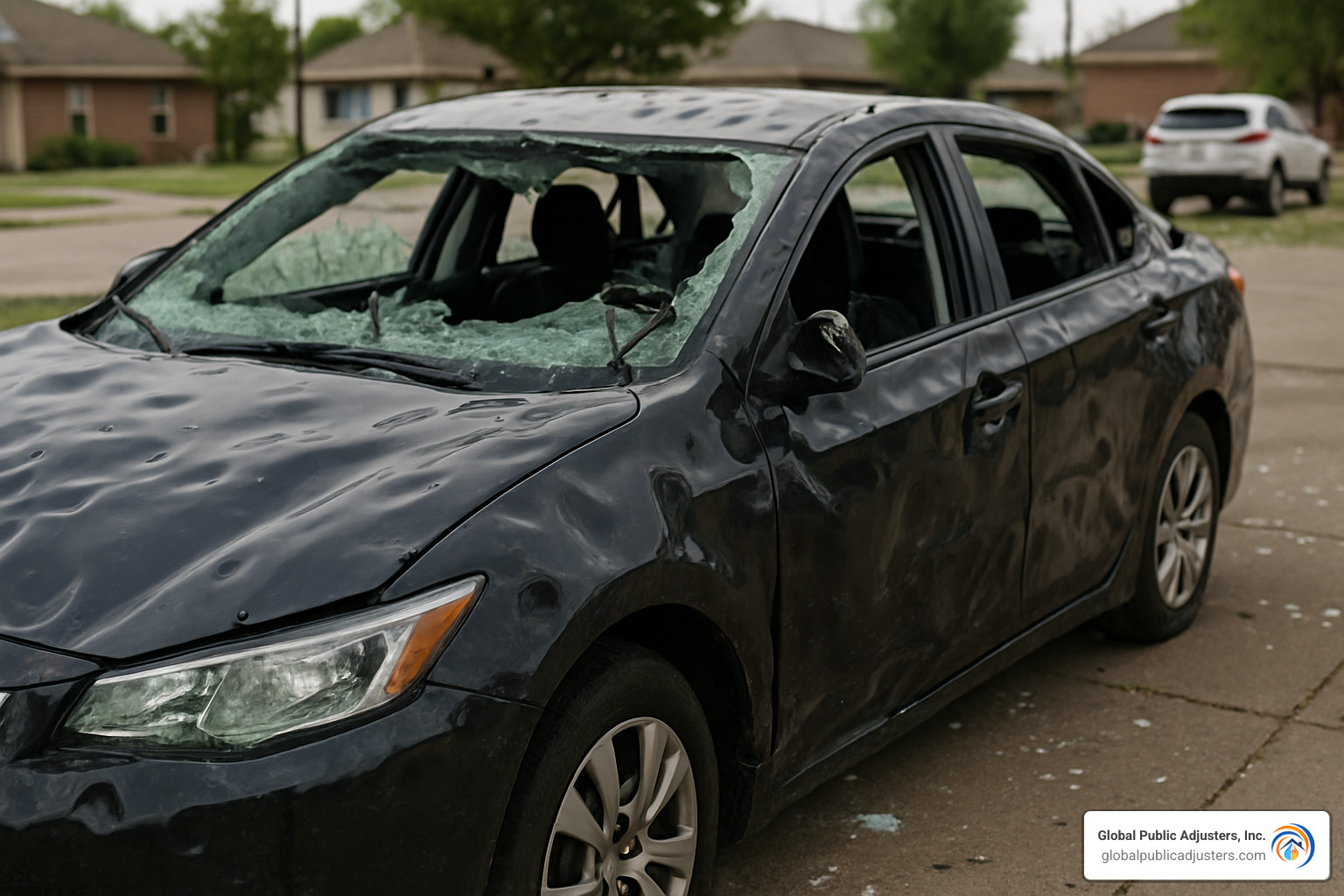 severe hail damage on a car - what does gap insurance cover hail damage