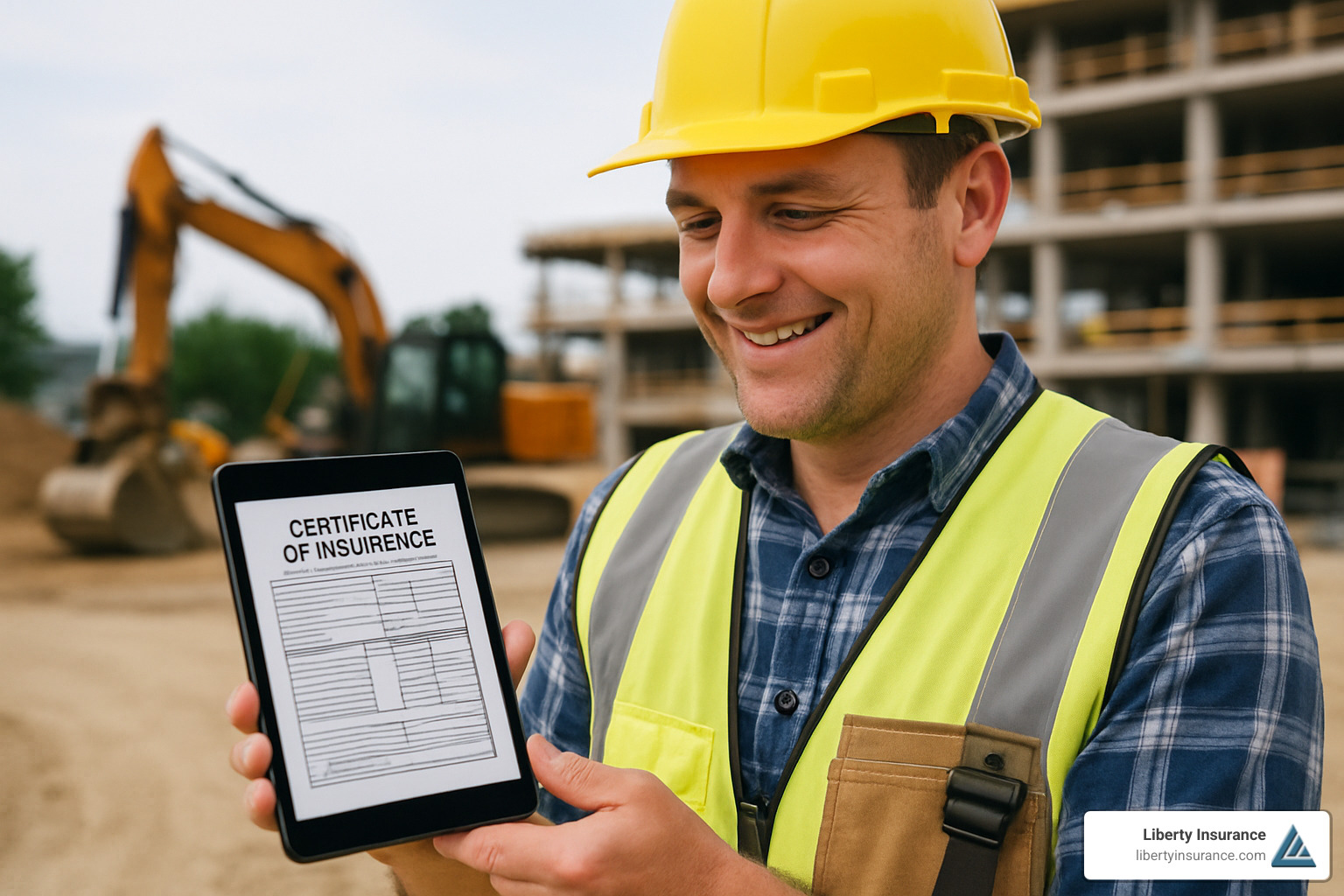 contractor receiving digital certificate of insurance - Contractors insurance New Jersey