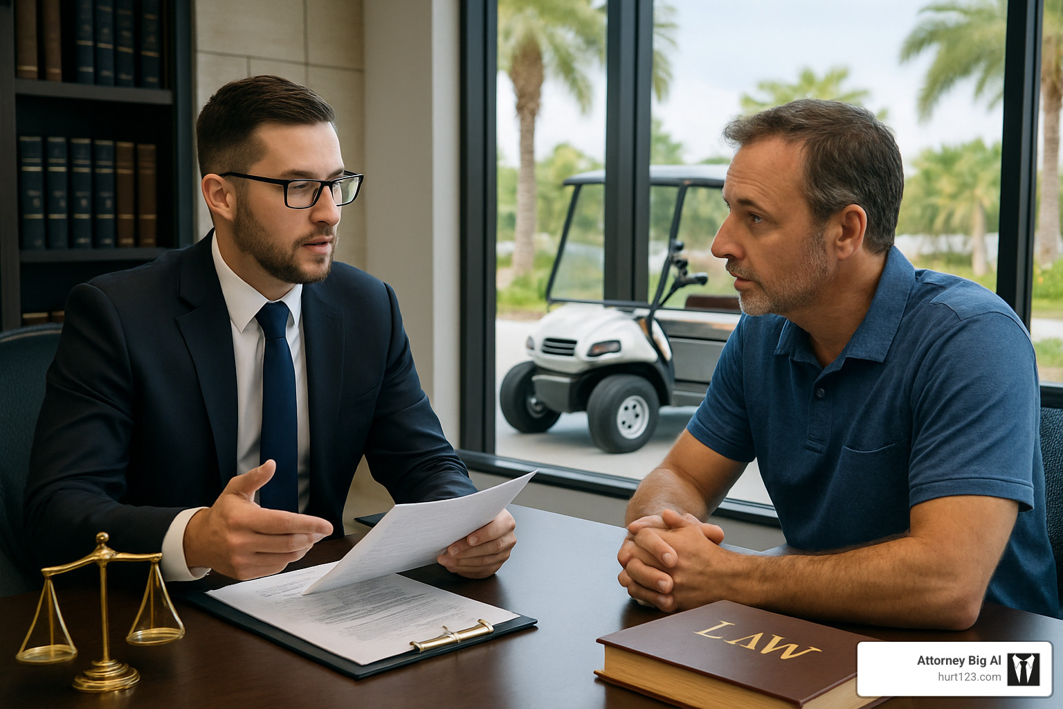 Attorney consultation for golf cart accident - golf cart accident attorney